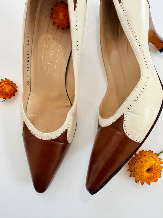 Vintage Bruno Magli Brown Heels