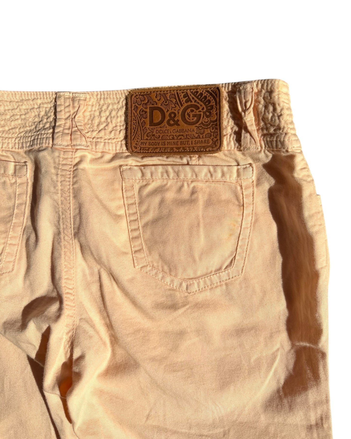 Vintage D&G Pink Capri Pants