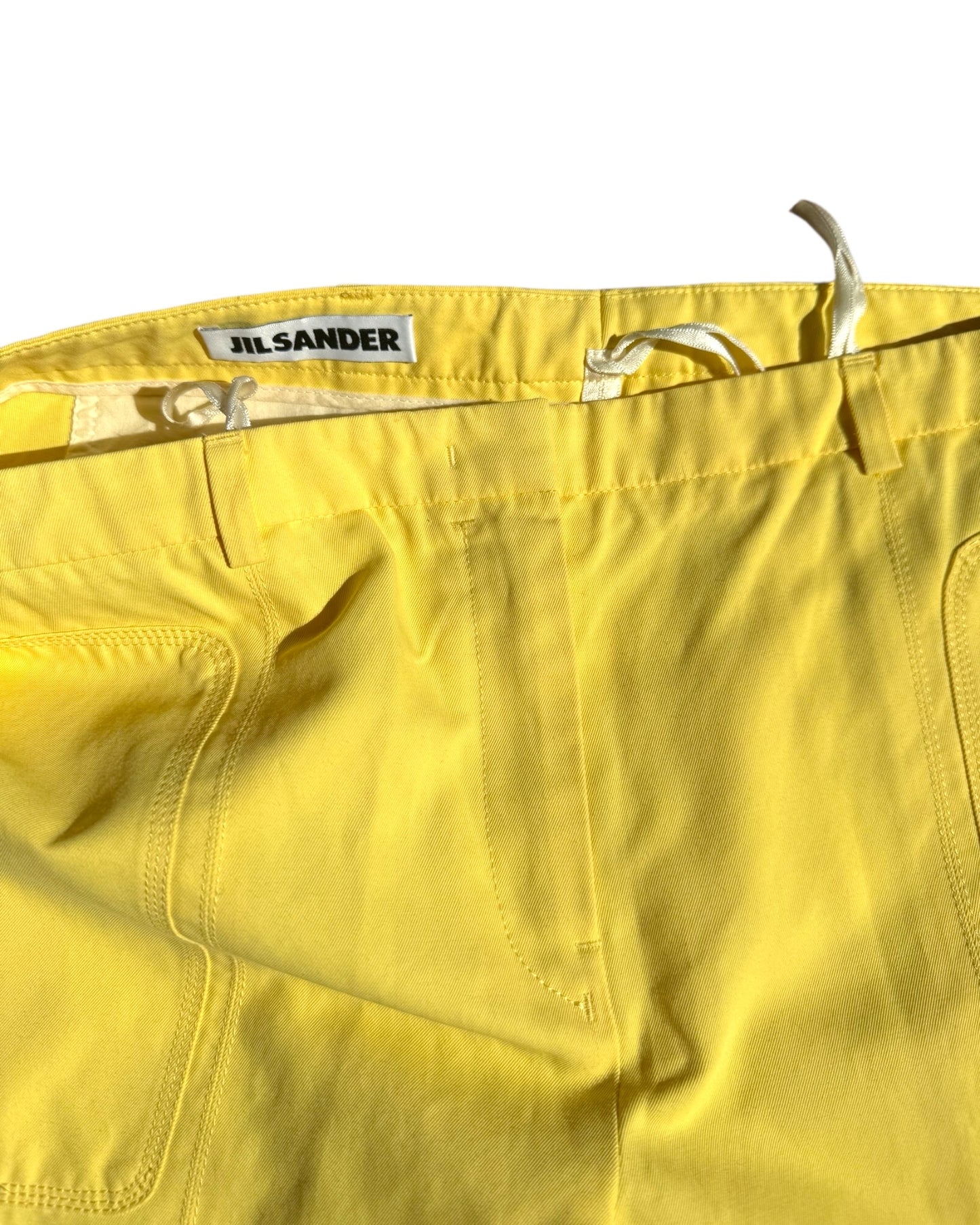Vintage Jill Sander Yellow Capri Pants