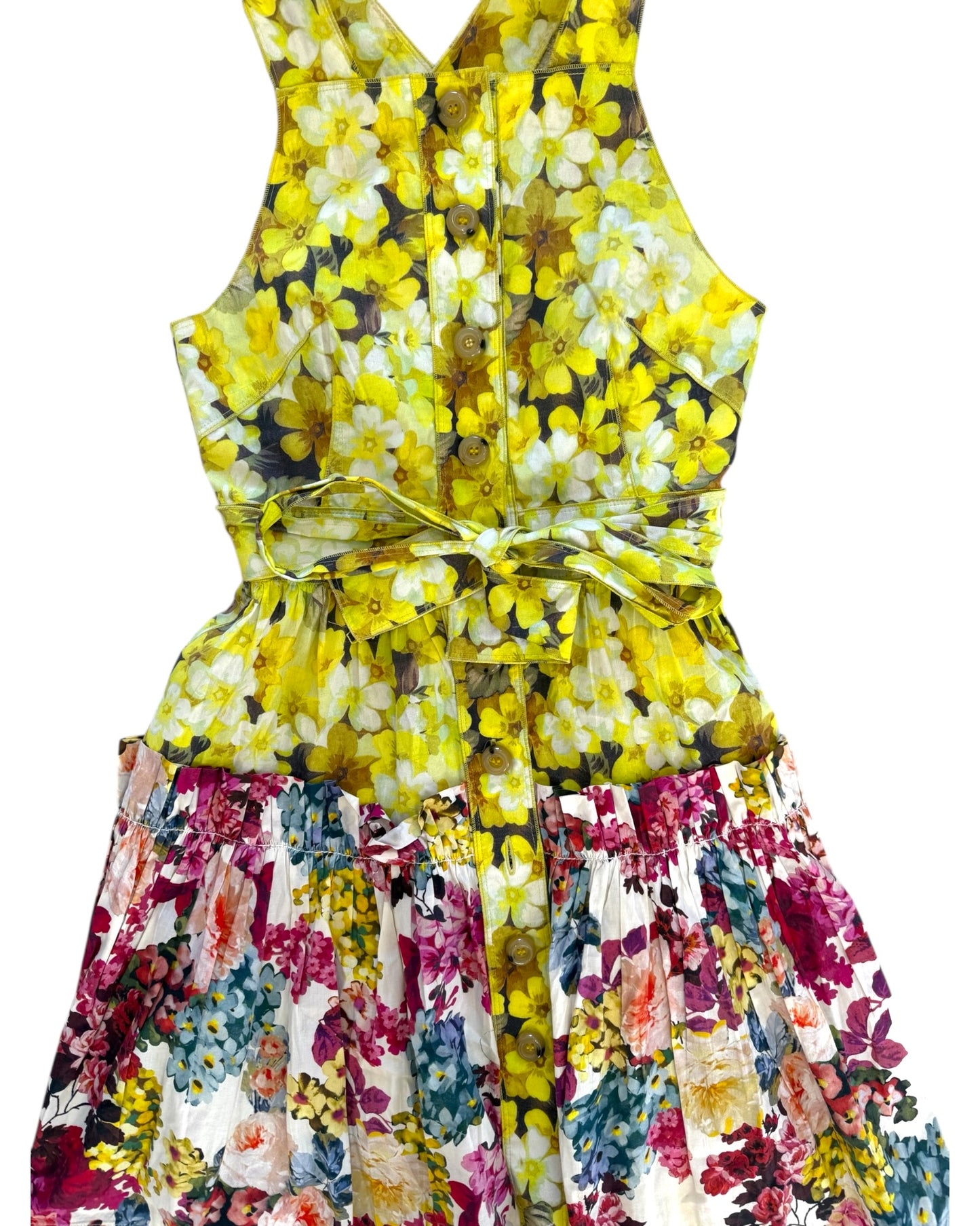 Vintage D&G Floral Mini Shirt Dress