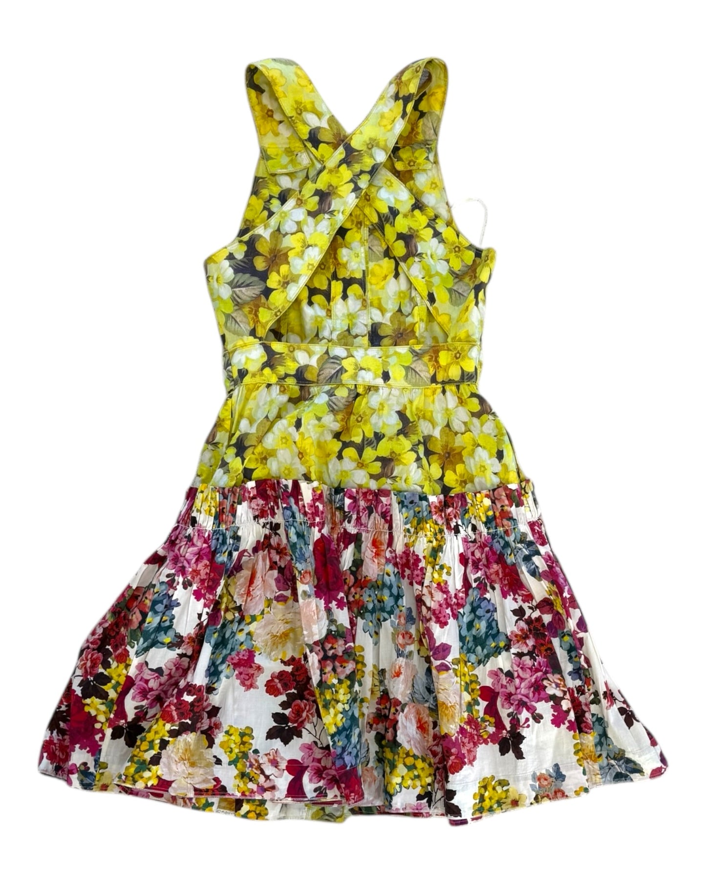 Vintage D&G Floral Mini Shirt Dress