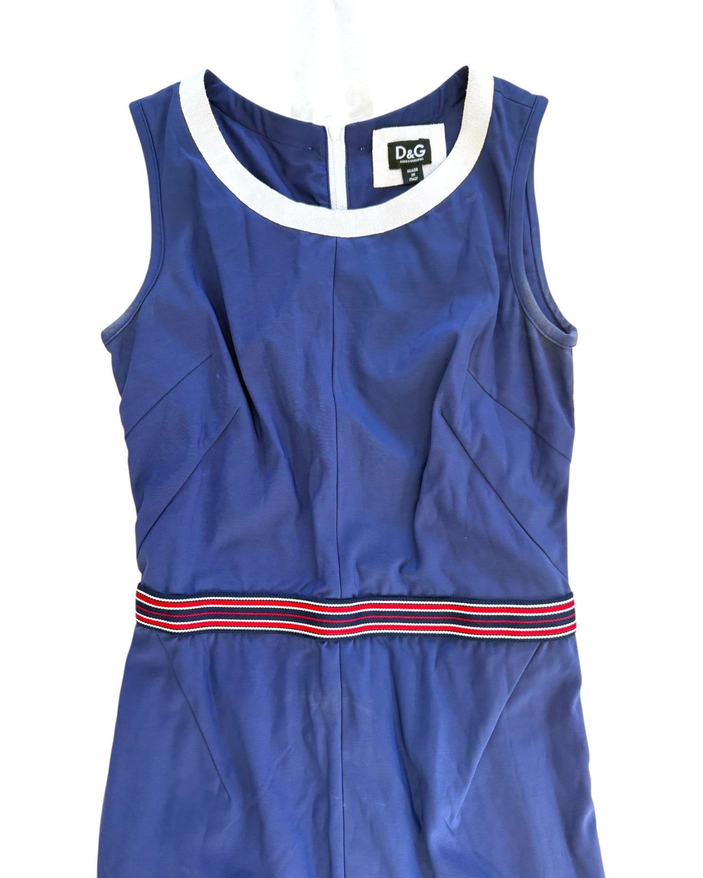 Vintage D&G Navy Blue Nautical Dress