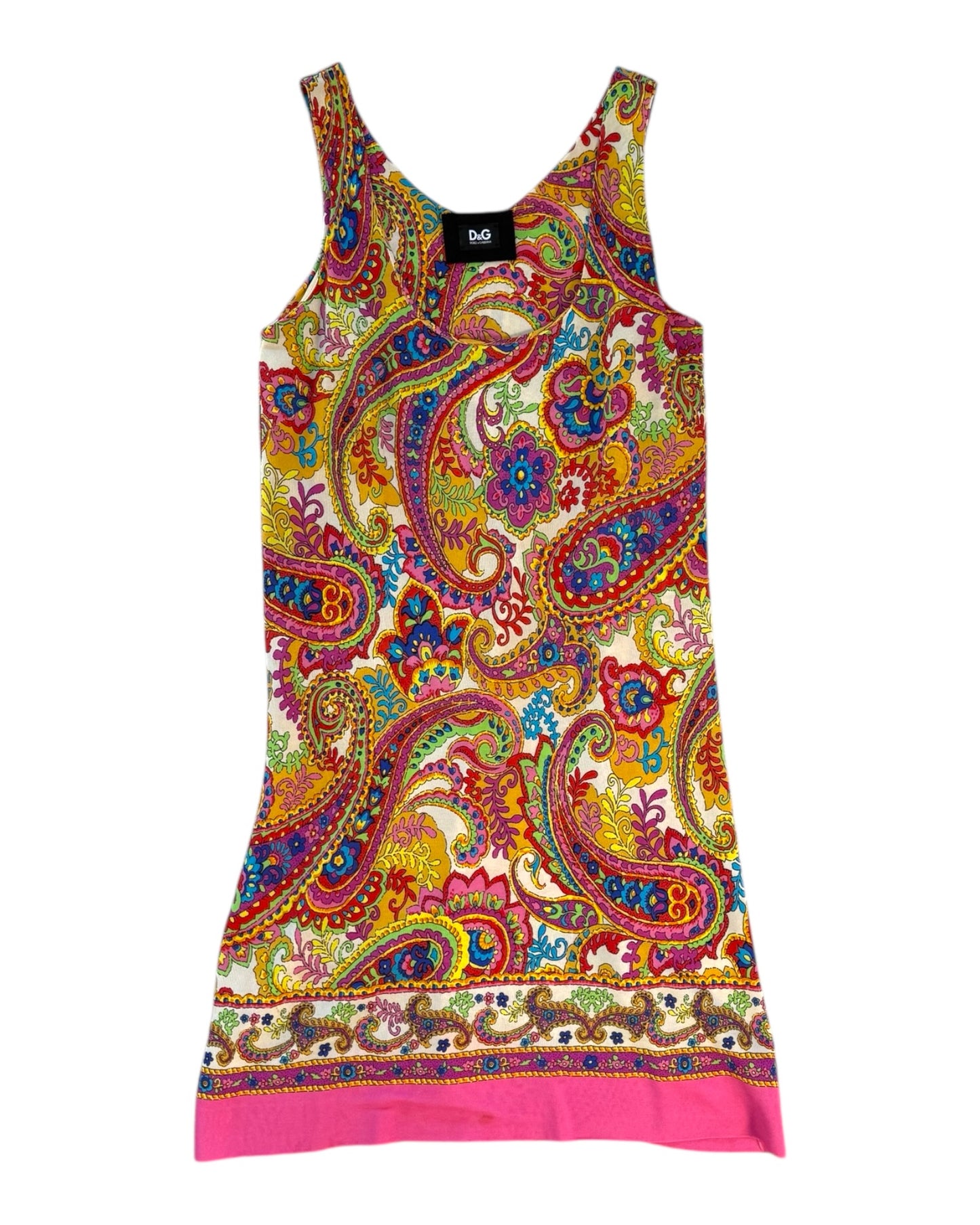 Pre-Loved D&G Paisley Mini Dress