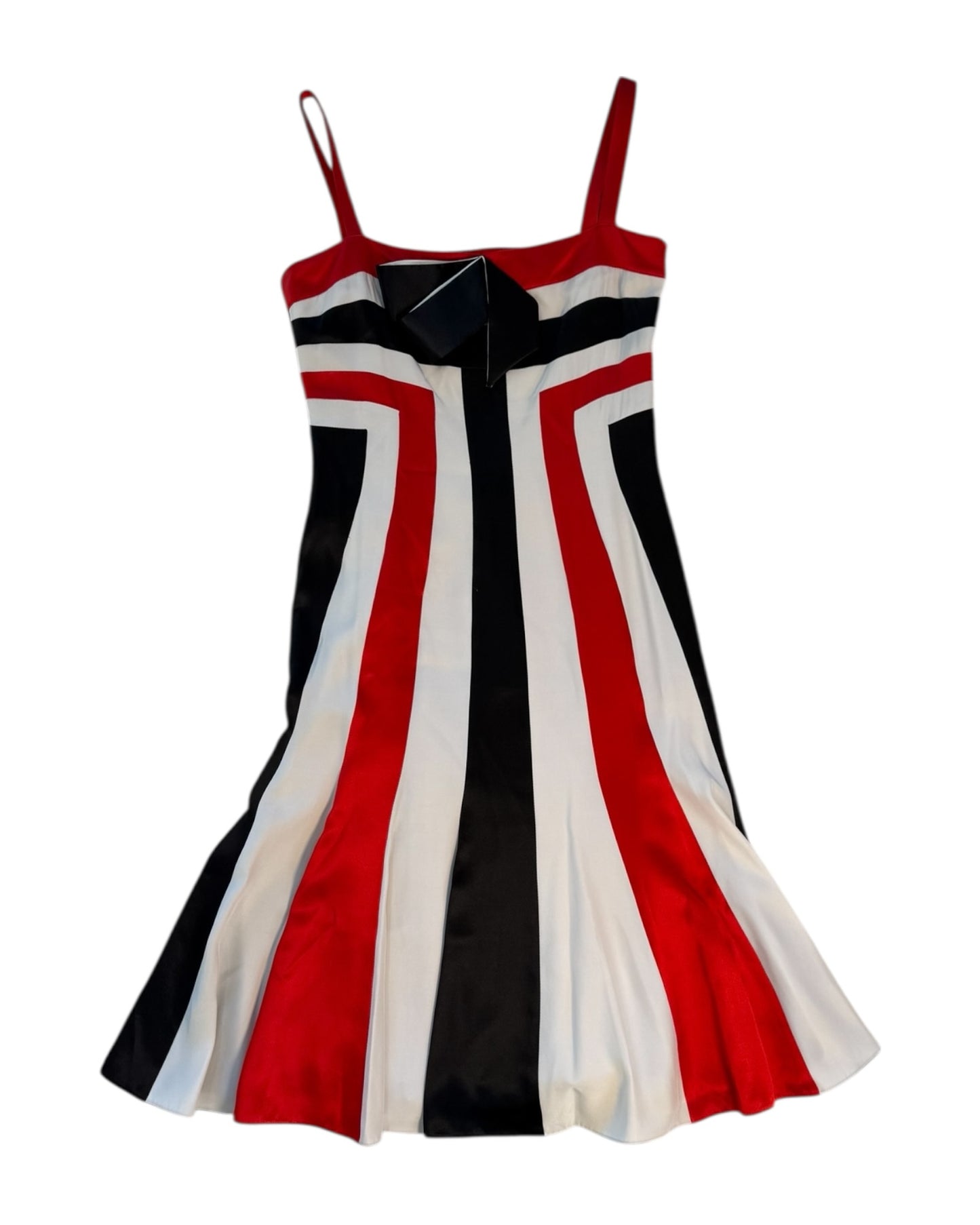 Vintage Giorgio Armani Stripe Silk Dress