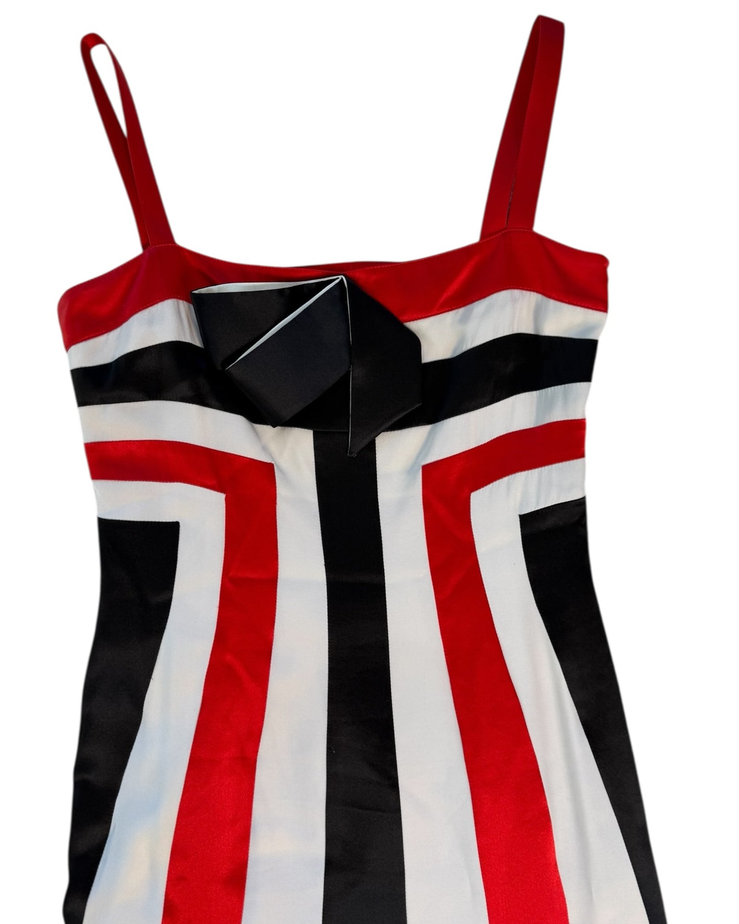 Vintage Giorgio Armani Stripe Silk Dress
