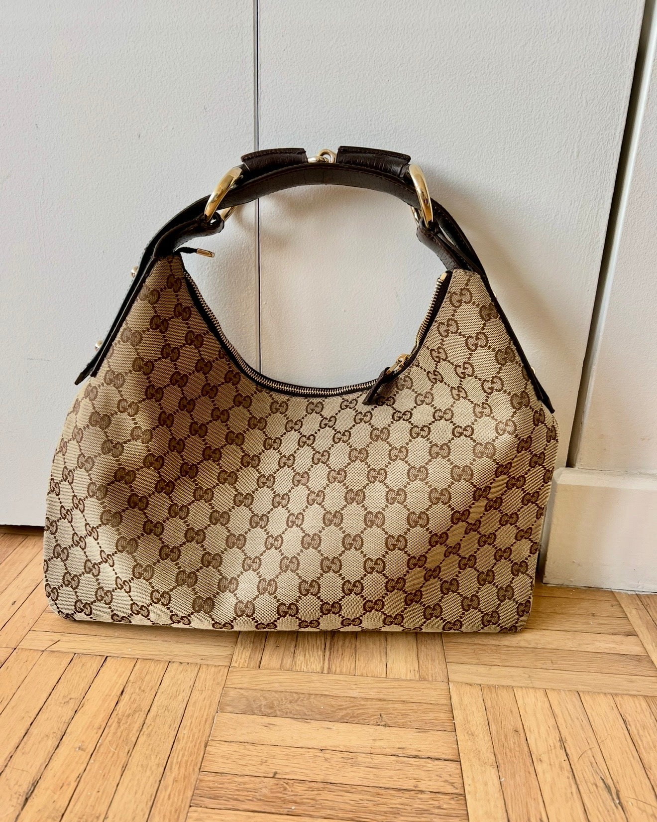 Vintage 2005 Gucci Horse Bit Hobo