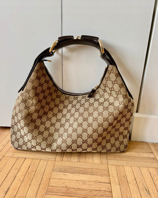 Vintage 2005 Gucci Horse Bit Hobo