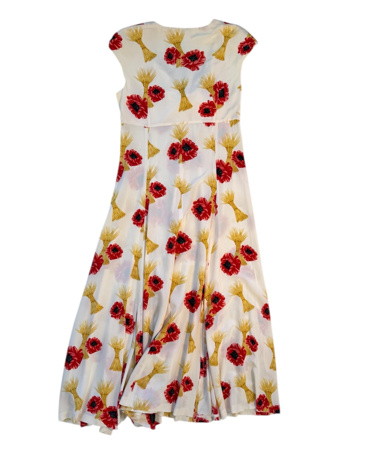 Vintage Escada Floral Shirt Dress