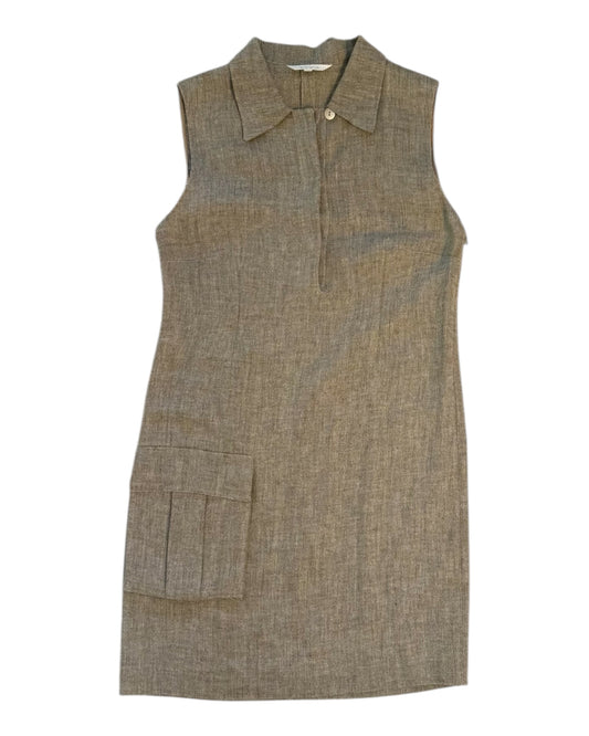 Vintage 1990 Krizia Linen Mini Dress