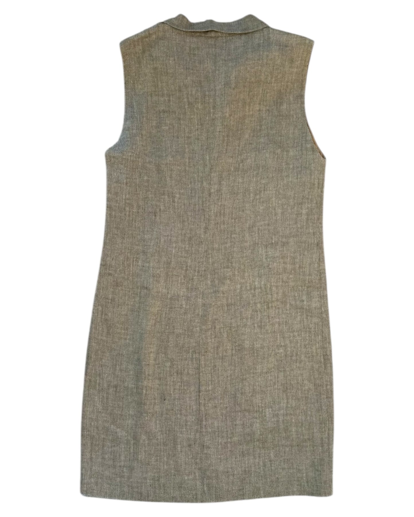 Vintage 1990 Krizia Linen Mini Dress