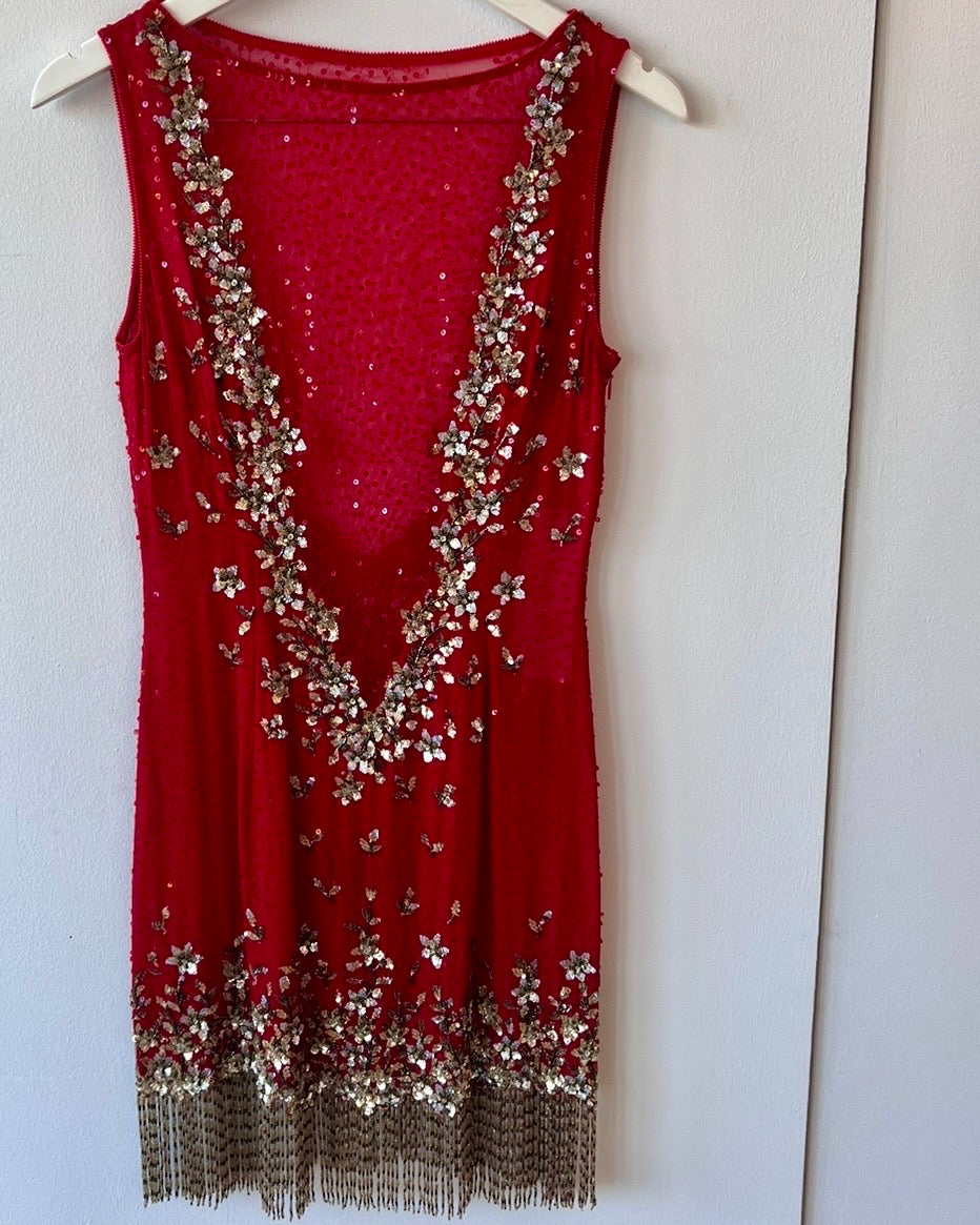 Vintage 2000 Escada Embellished Dress