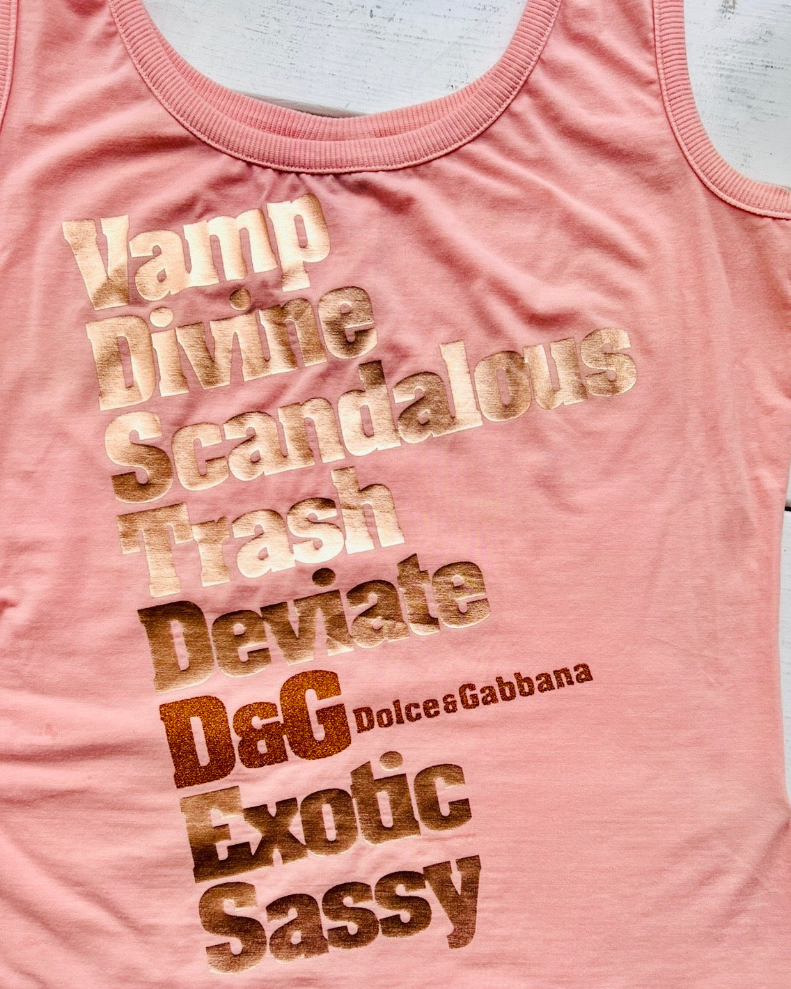 Vintage 2000 D&G Tank Top