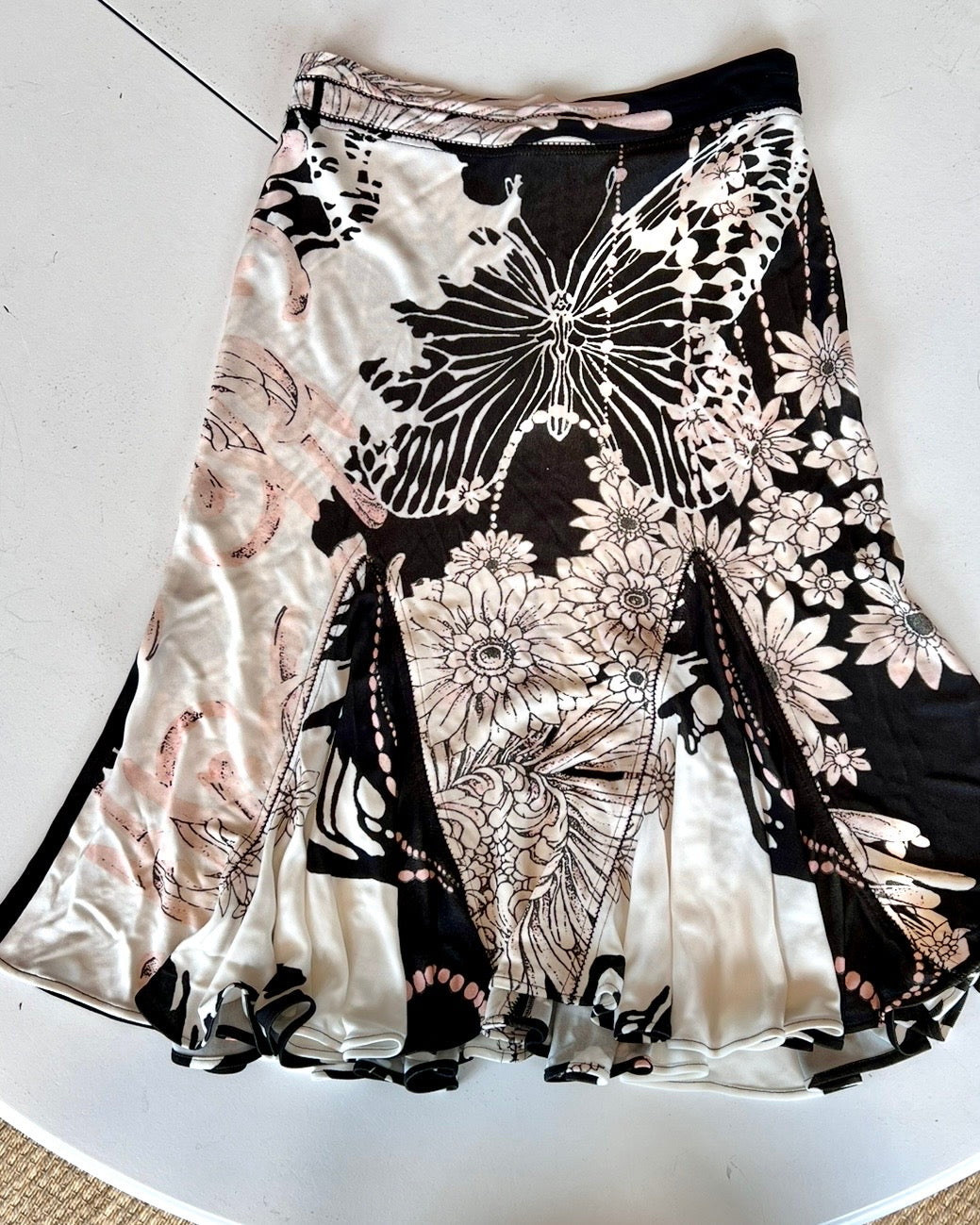 Vintage 2006 Roberto Cavalli Butterfly Skirt