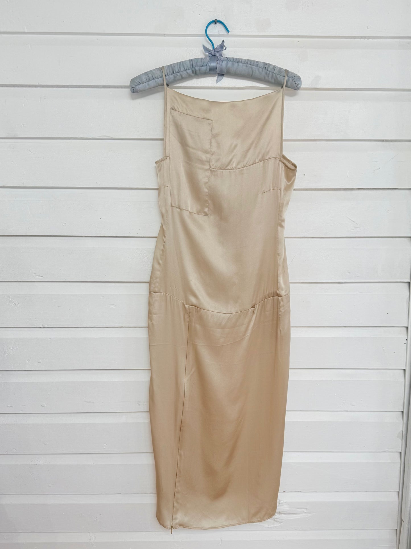 Vintage Costume National Gold Silk Dress