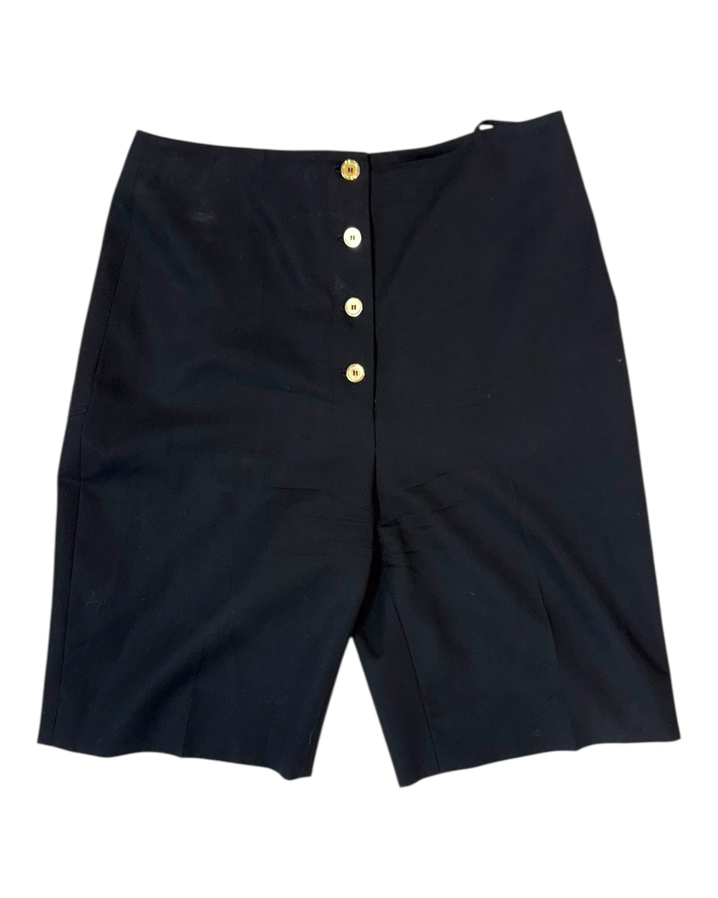 Vintage Yves Saint Laurent Black Trouser Shorts