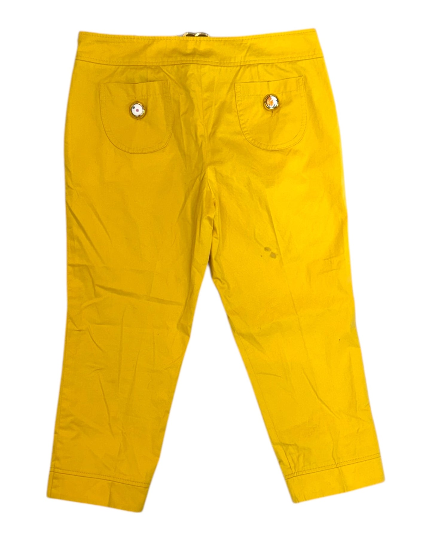 Vintage D&G Yellow Capri Shorts