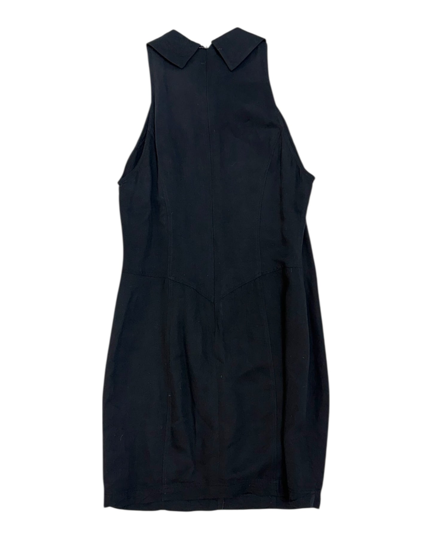 Vintage 1990 Versace Black Mini Dress