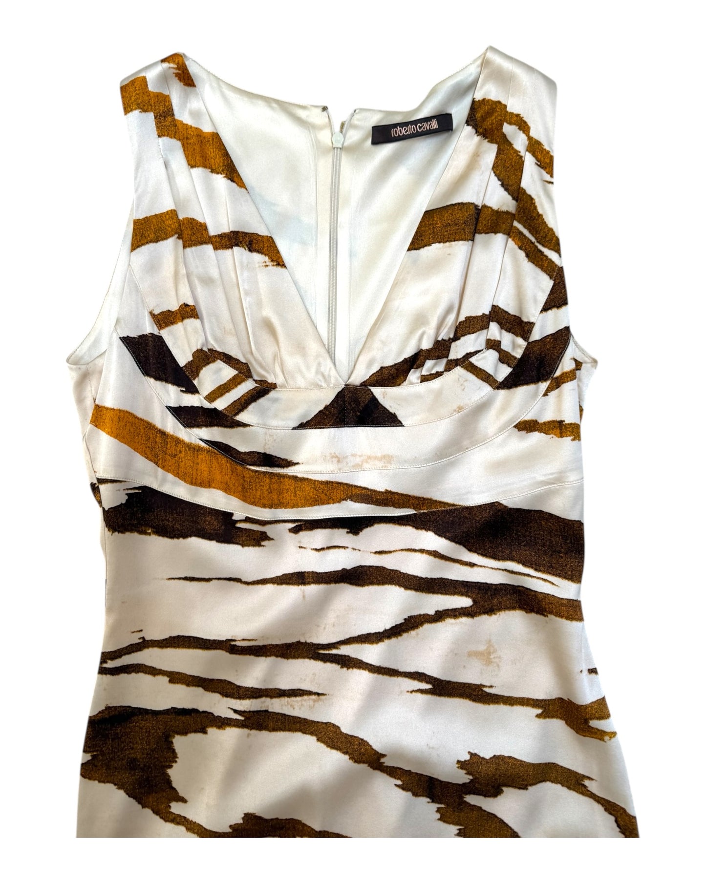 Vintage 2007 Roberto Cavalli Animal Print Dress
