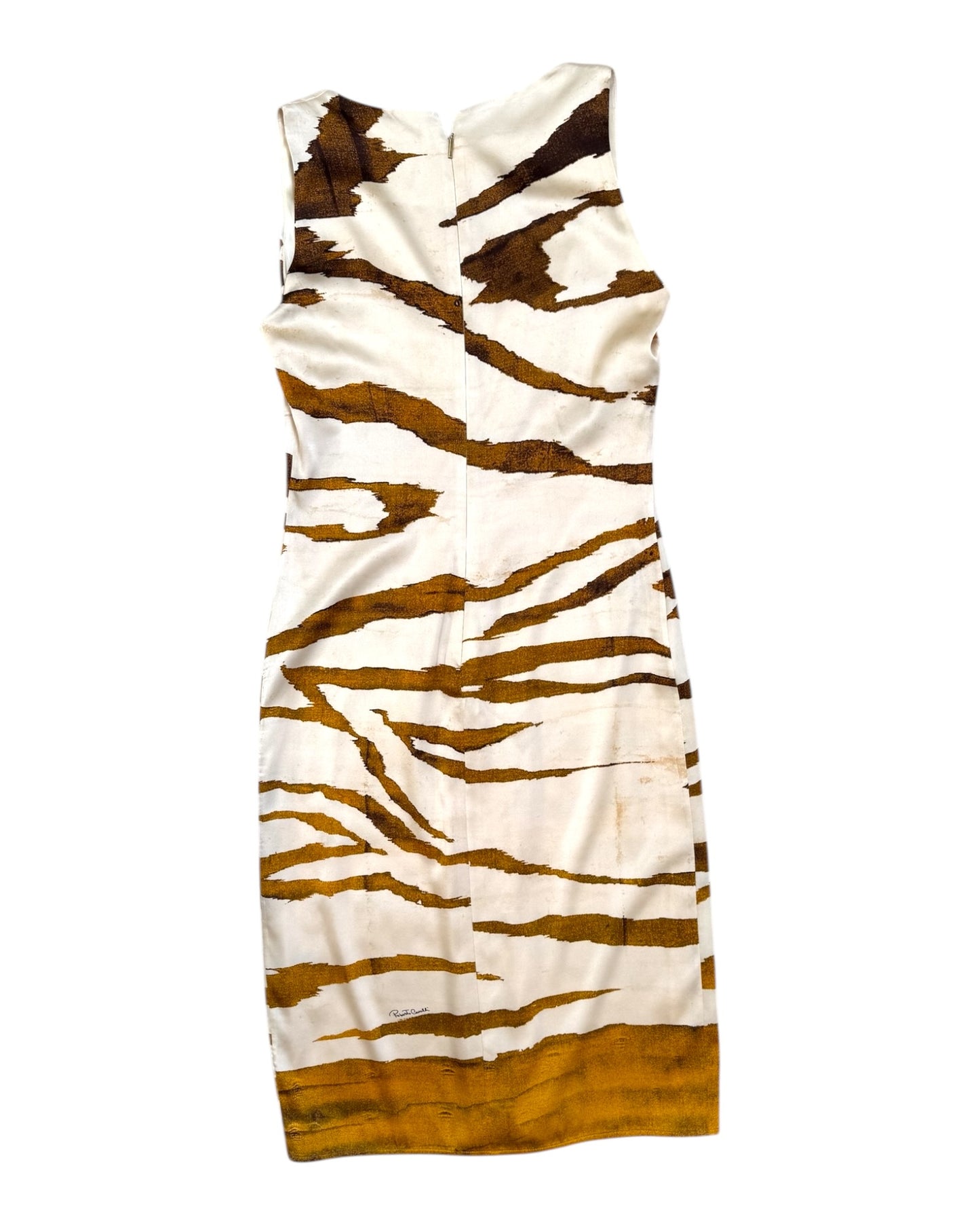 Vintage 2007 Roberto Cavalli Animal Print Dress
