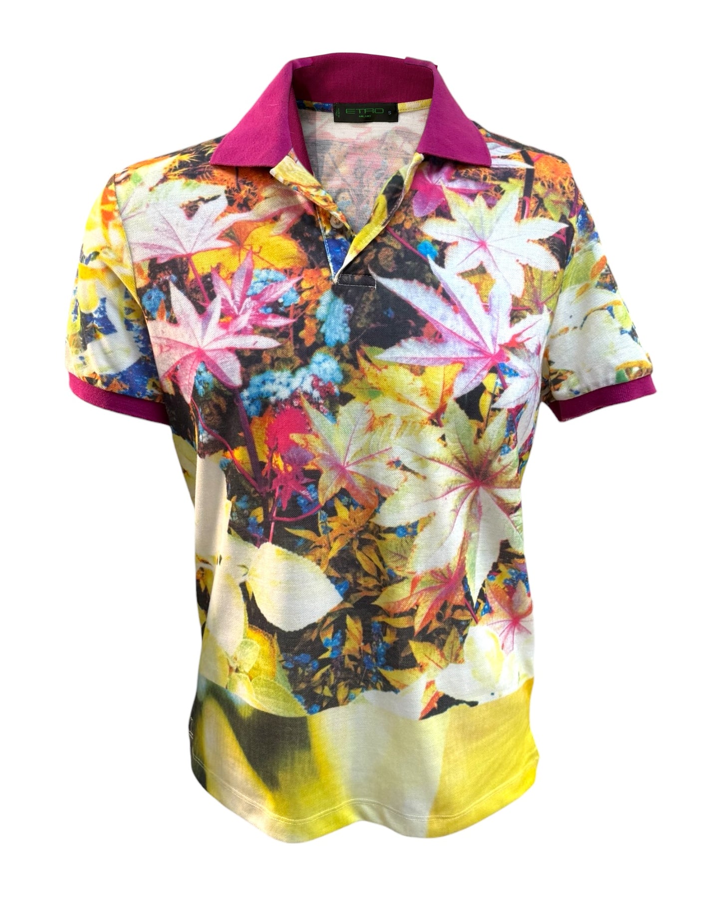 Pre-Loved Etro Printed Polo Shirt
