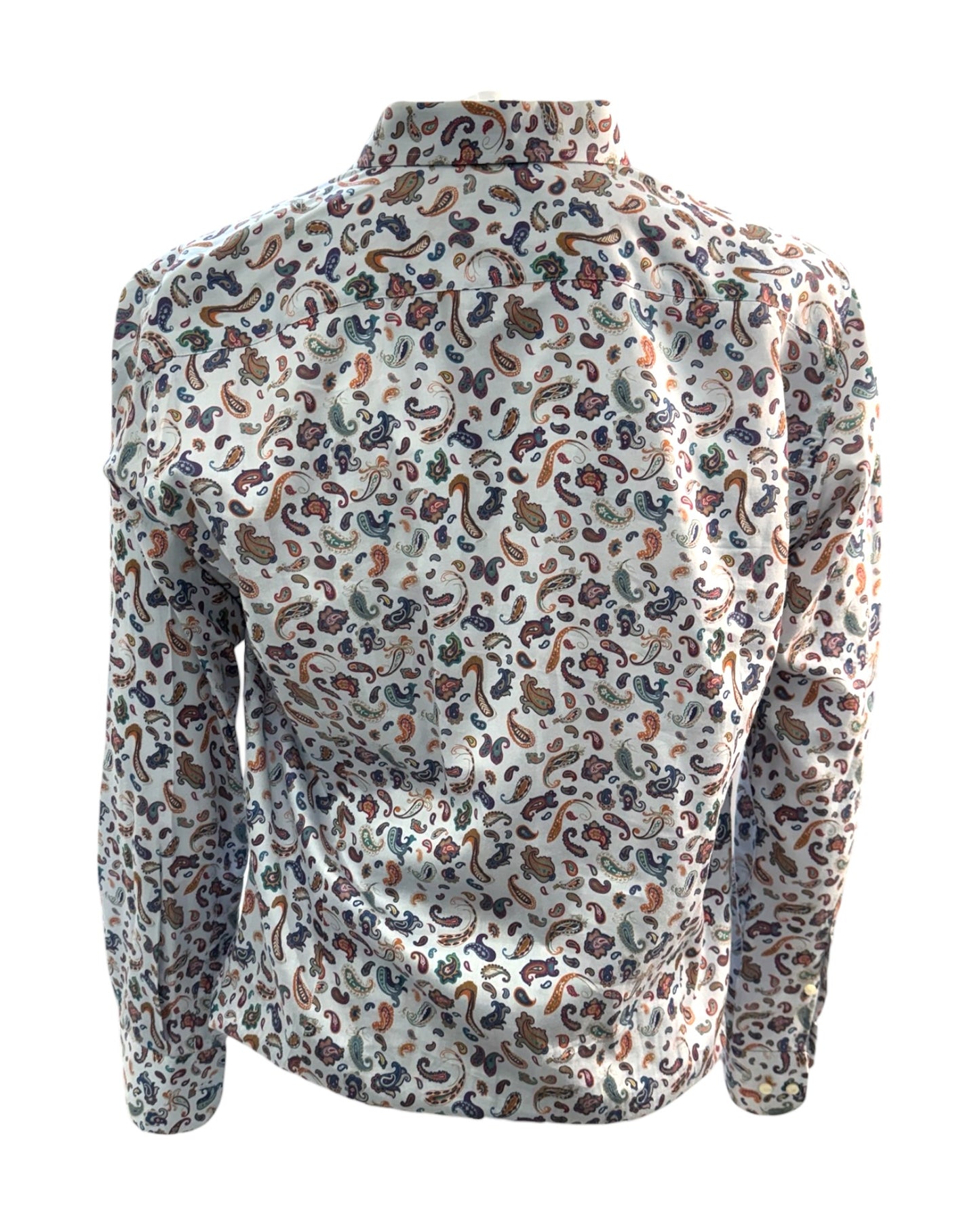 Vintage Etro Blue Paisley Shirt