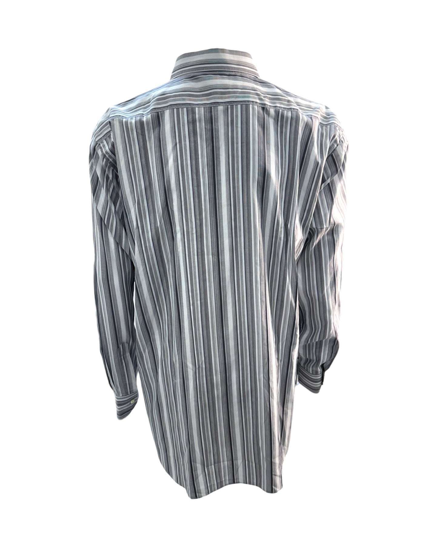 Vintage Etro Grey Striped Shirt