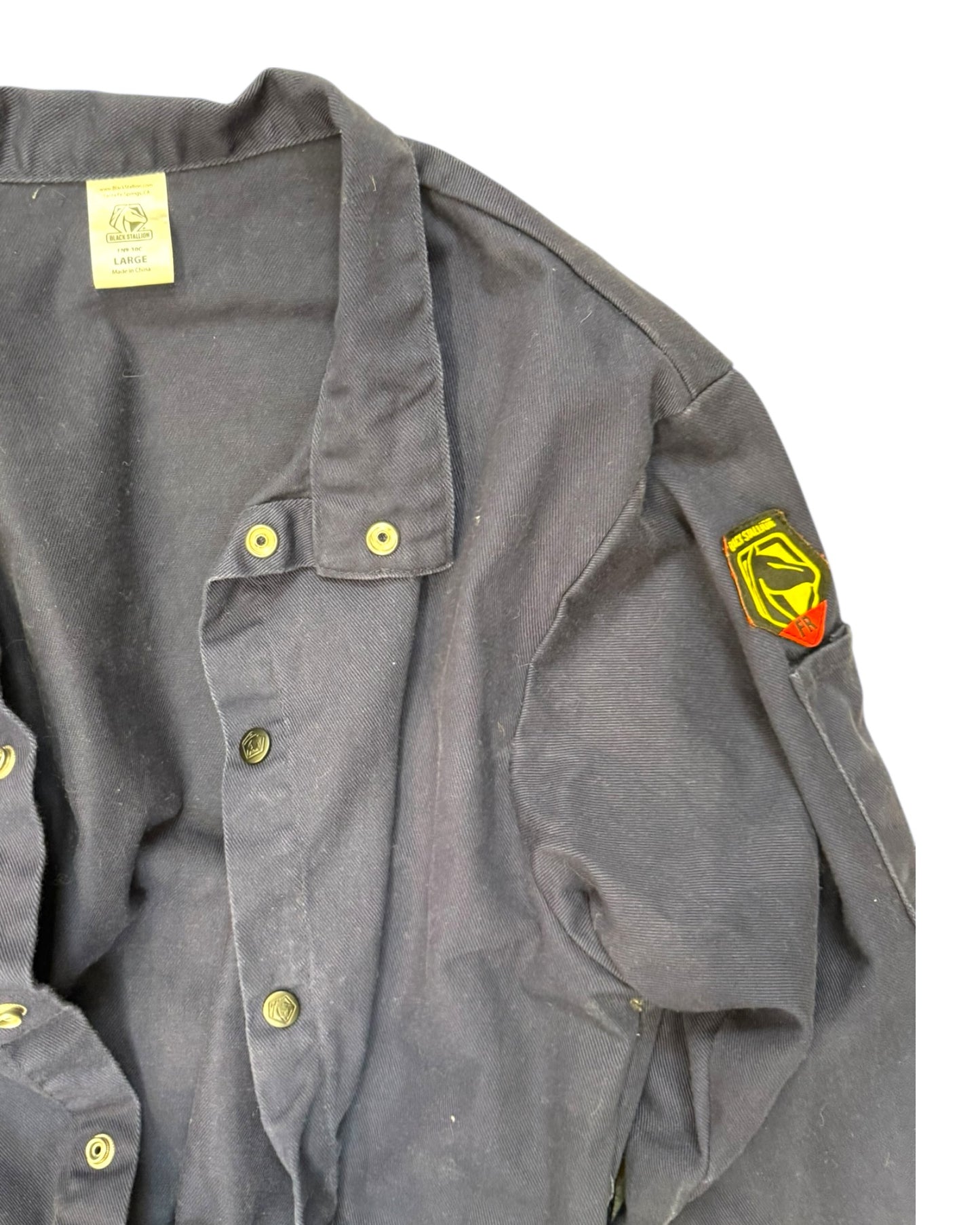 Pre-Loved Black Stallion Navy Blue Work Shirt