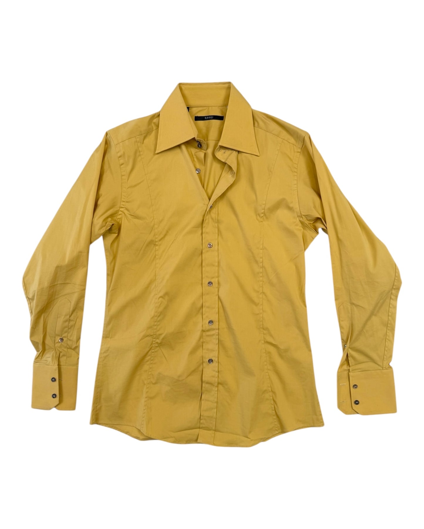 Vintage Gucci Mustard Yellow Shirt