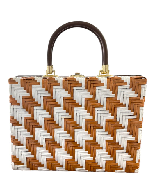 Vintage Picnic Basket Bag