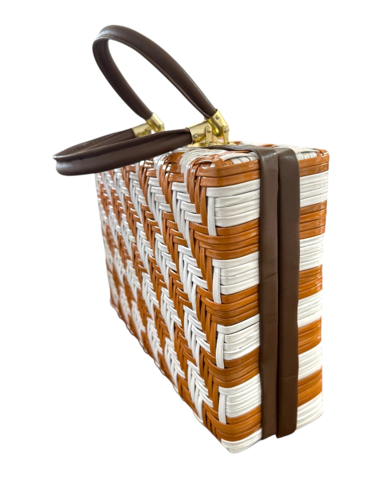 Vintage Picnic Basket Bag