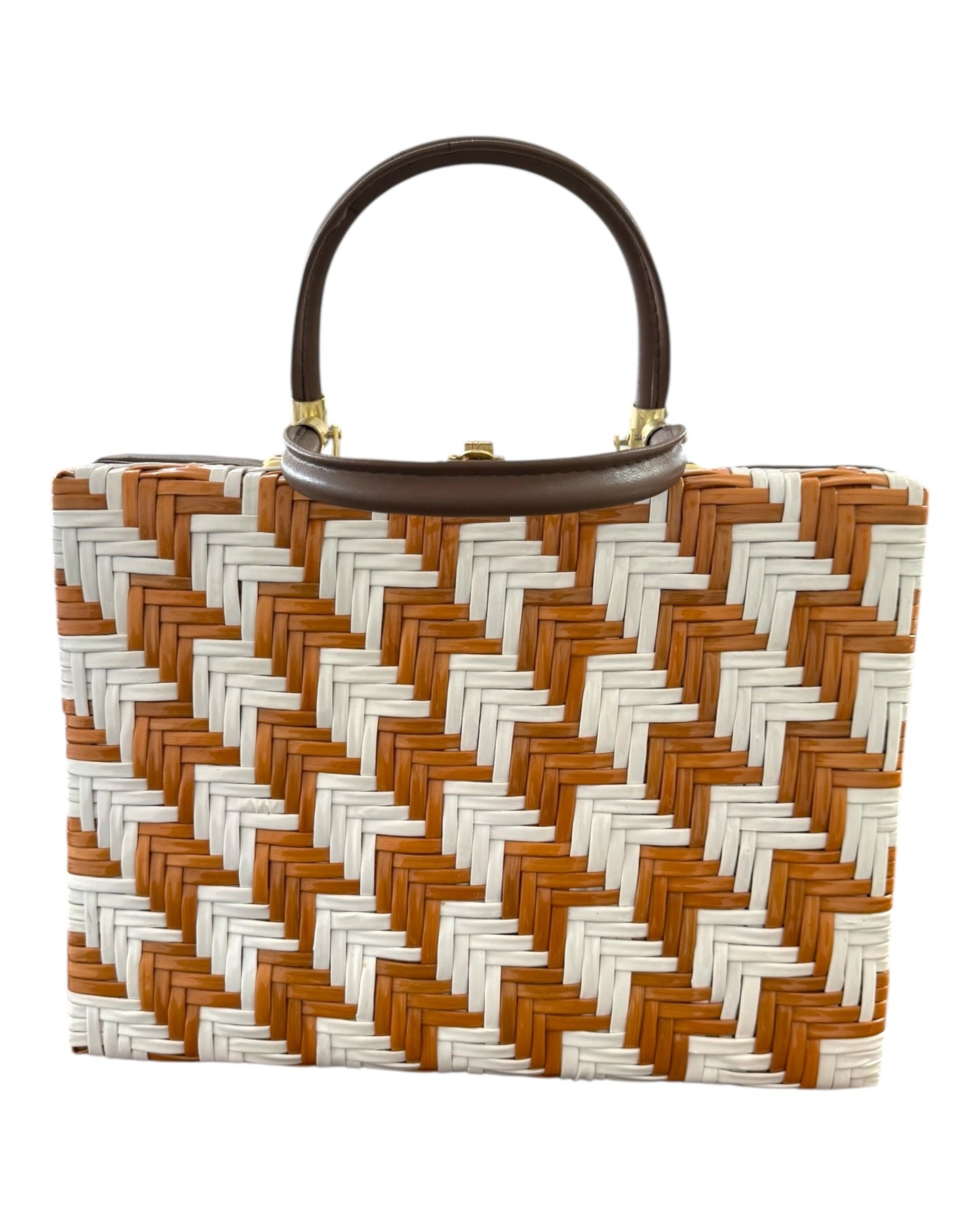 Vintage Picnic Basket Bag