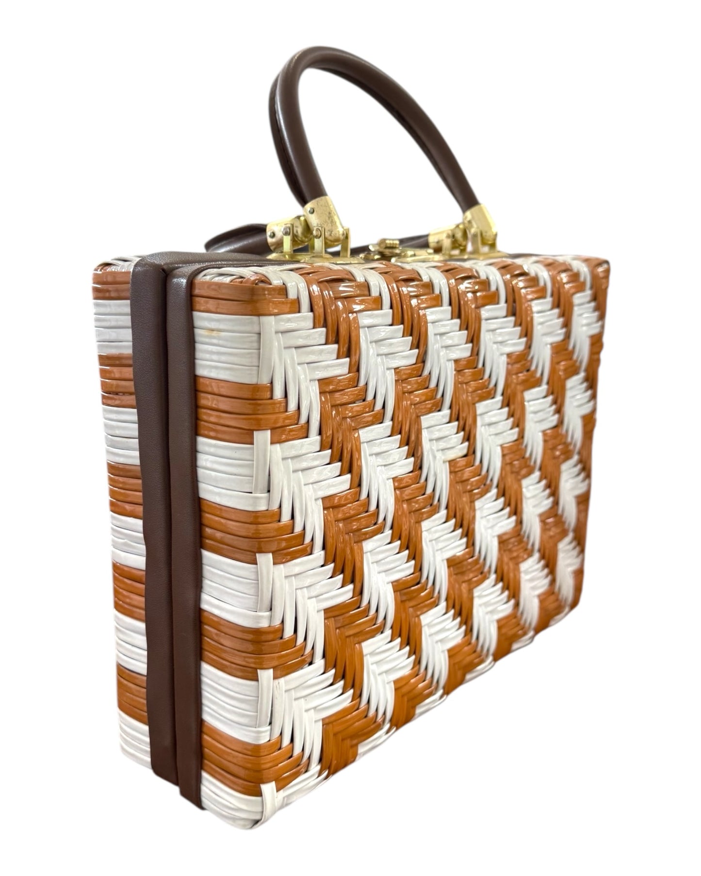Vintage Picnic Basket Bag