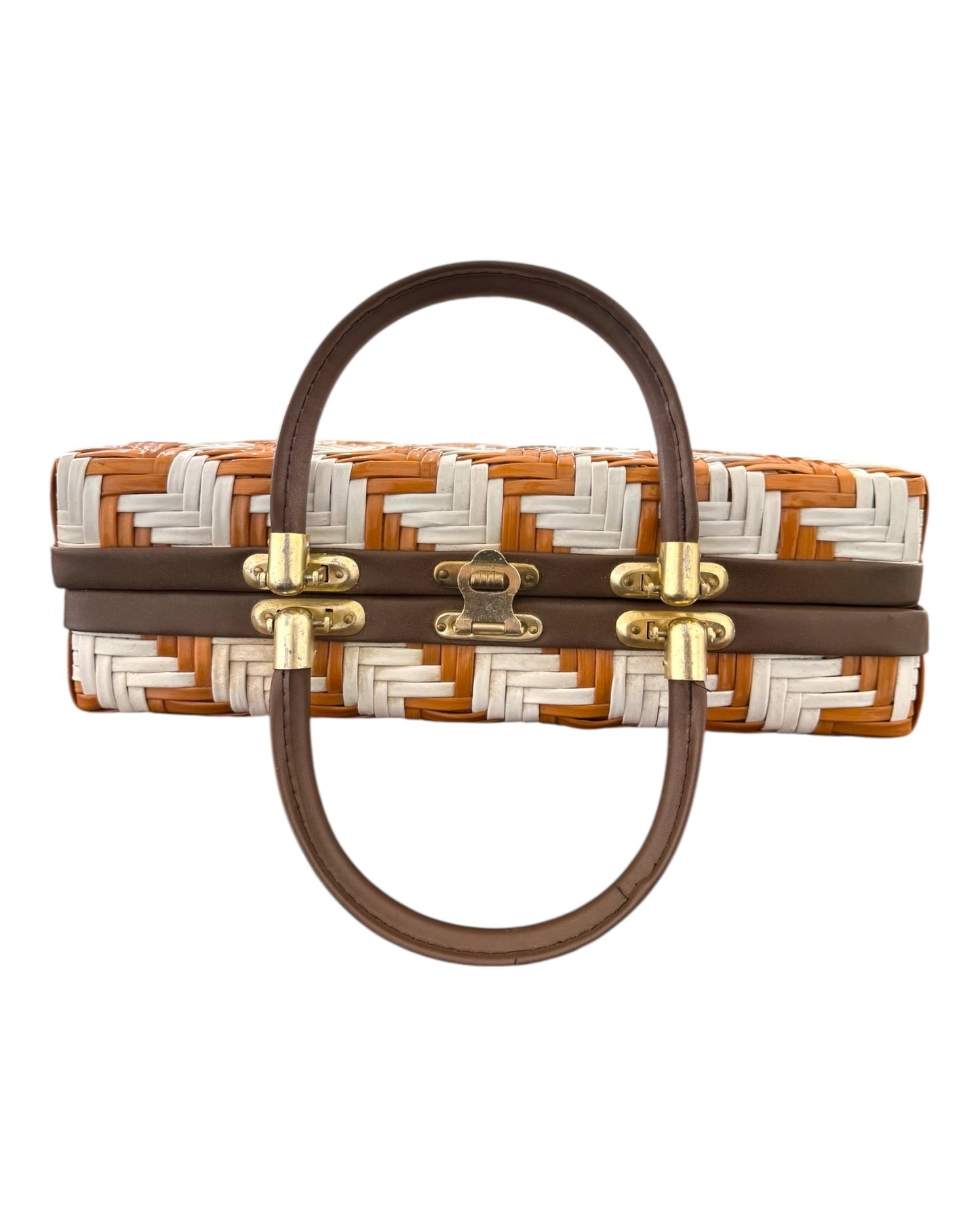 Vintage Picnic Basket Bag