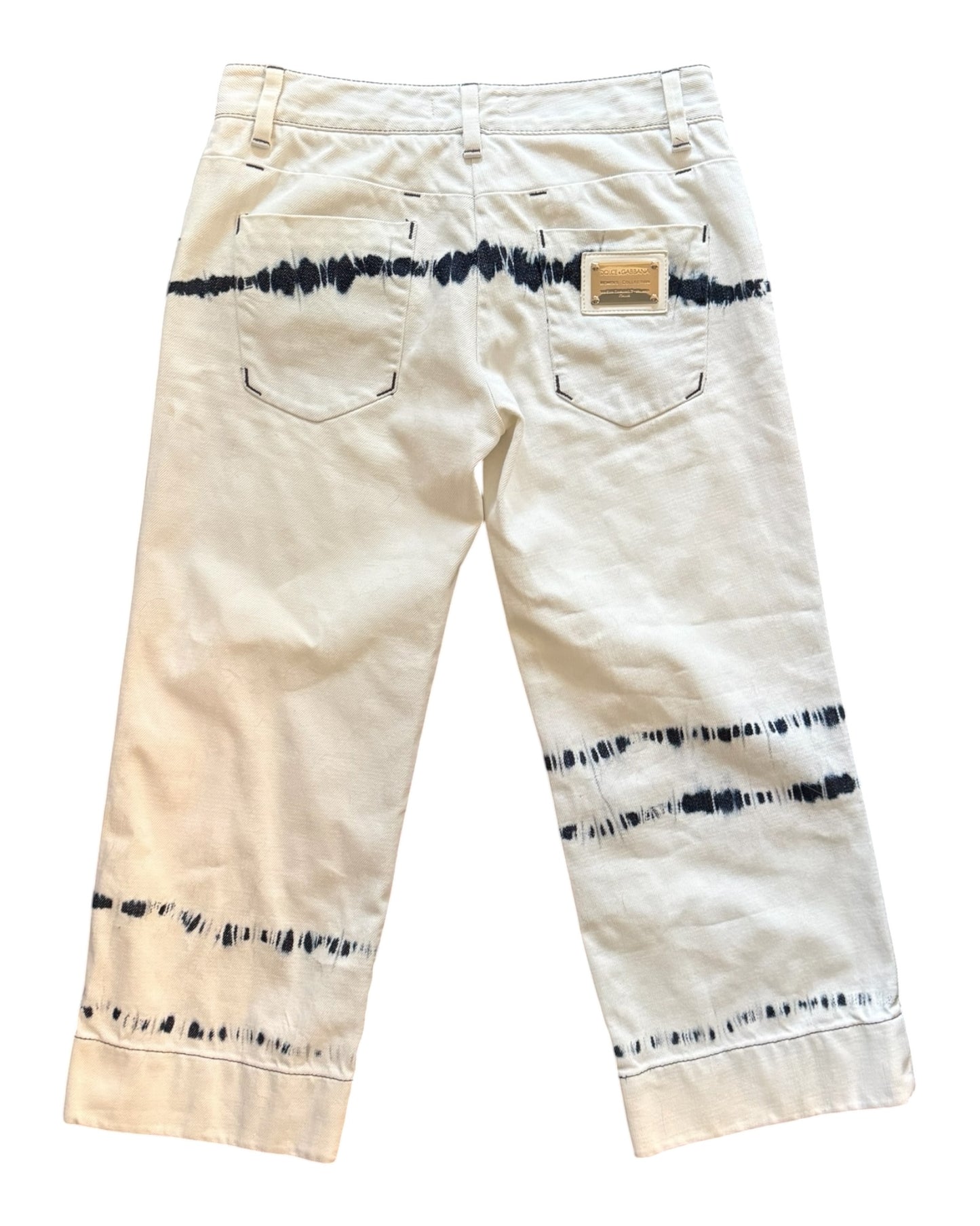 Vintage Dolce & Gabbana Acid Wash Capris