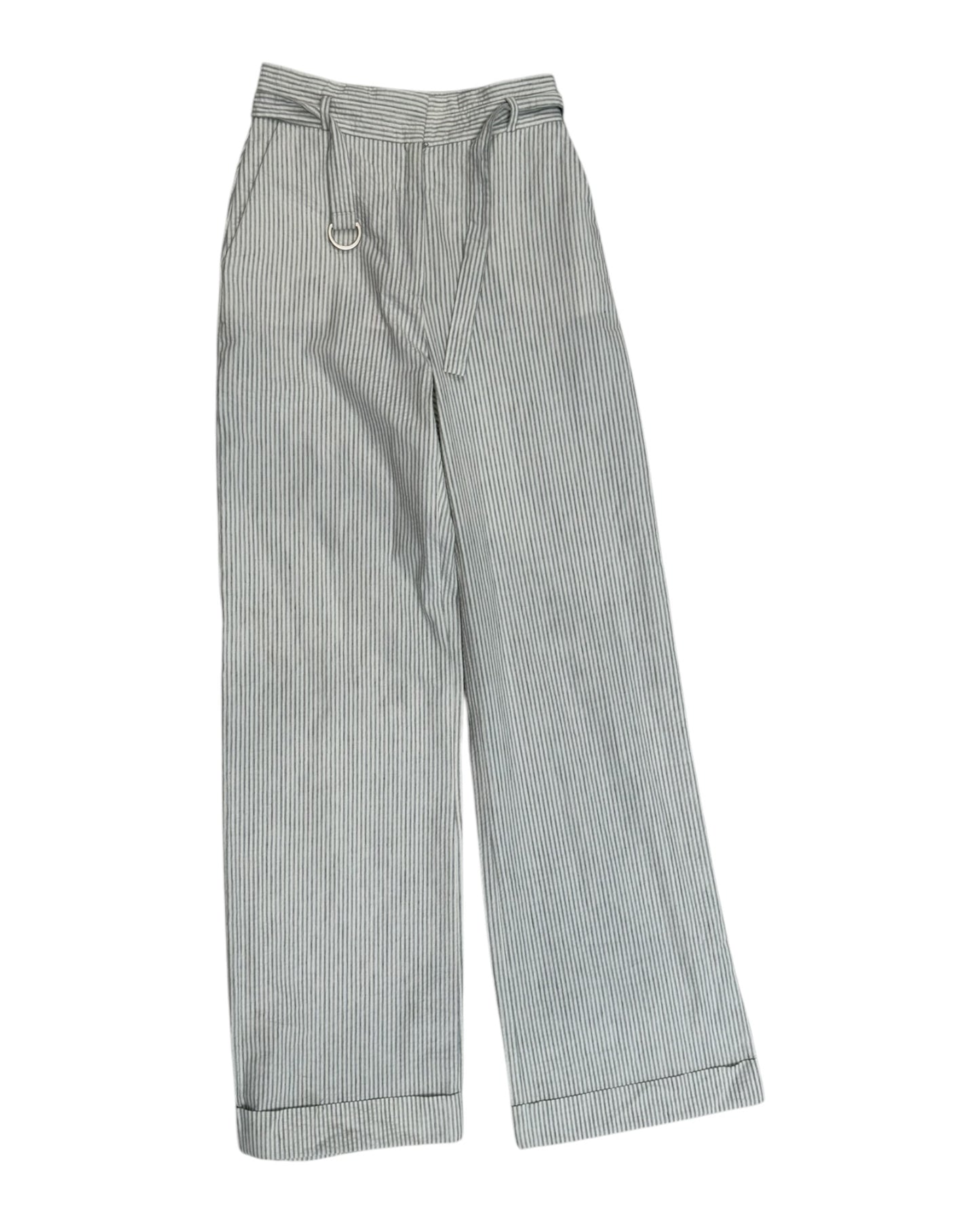 Vintage Seersucker Stripe Trousers