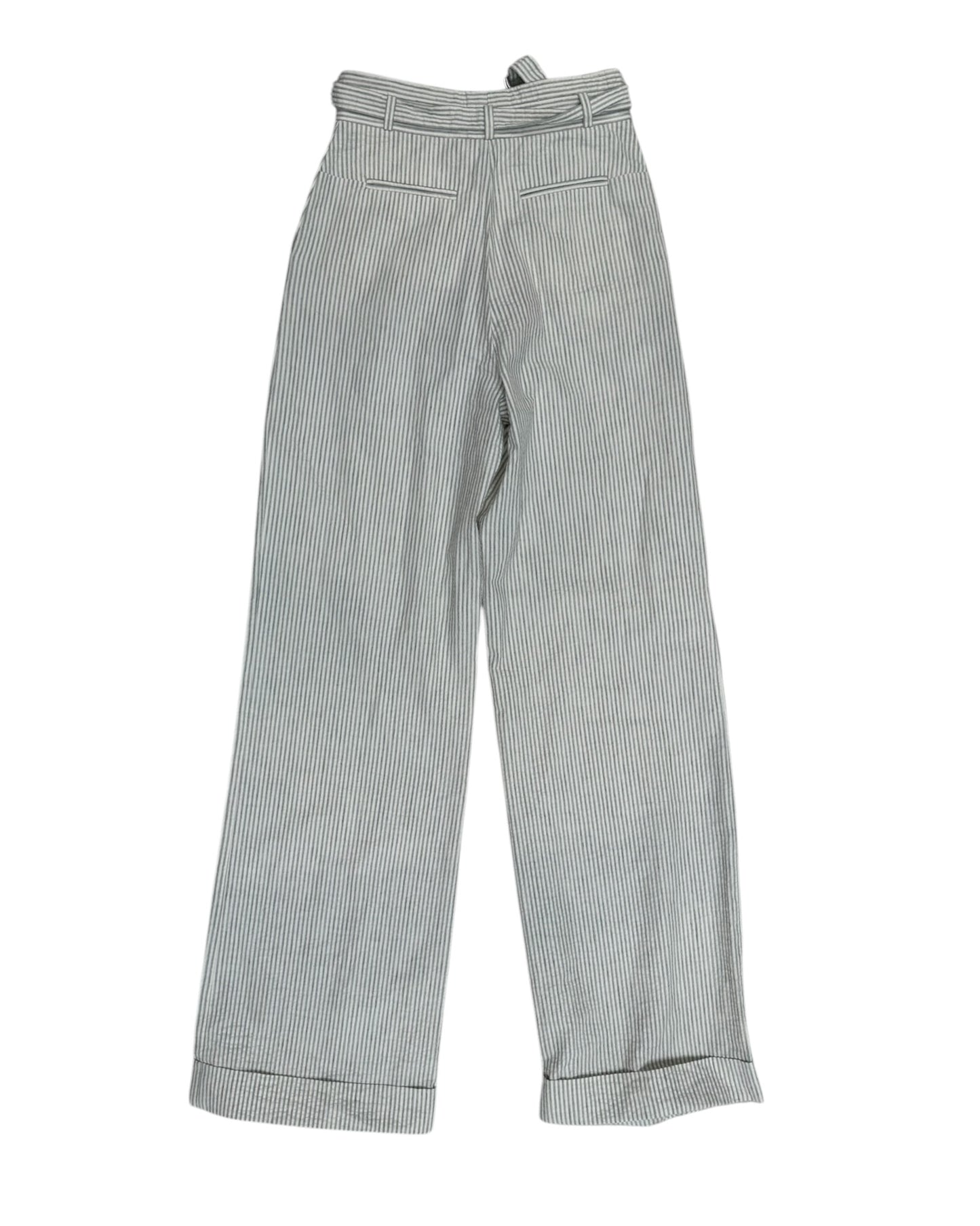 Vintage Seersucker Stripe Trousers