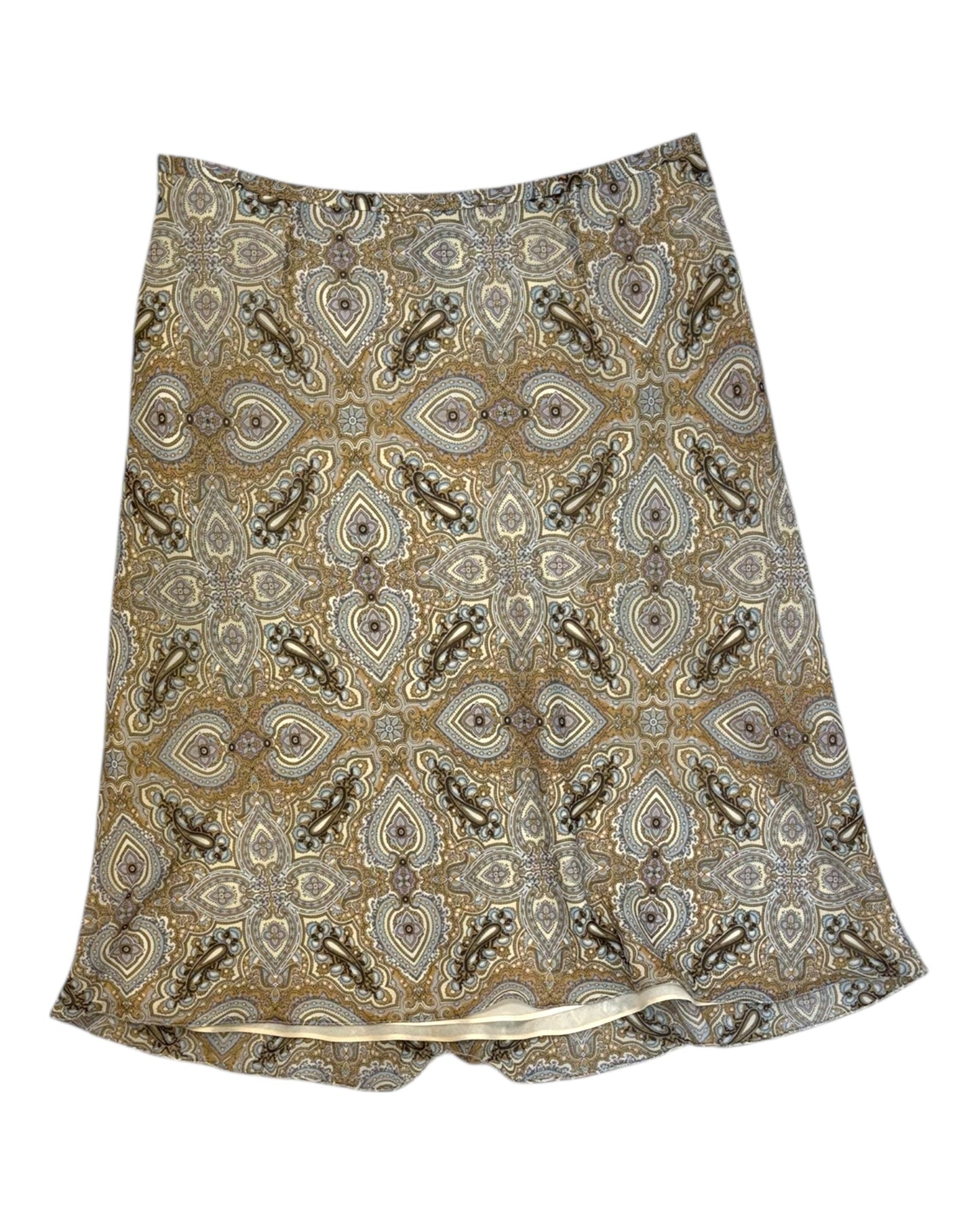 Pre-Loved Paisley Knee-Length Skirt