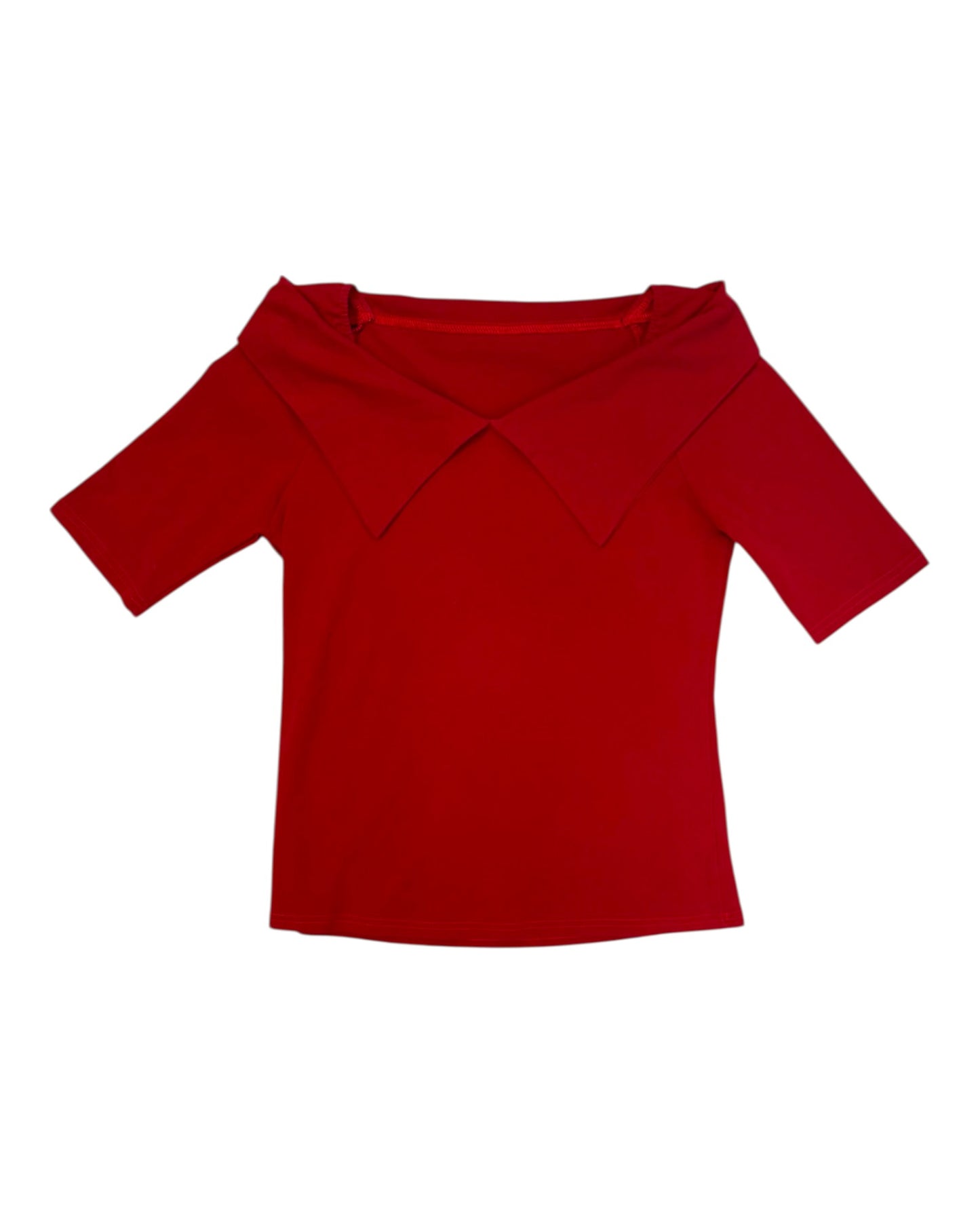 Pre-Loved Red Off-Shoulder Top