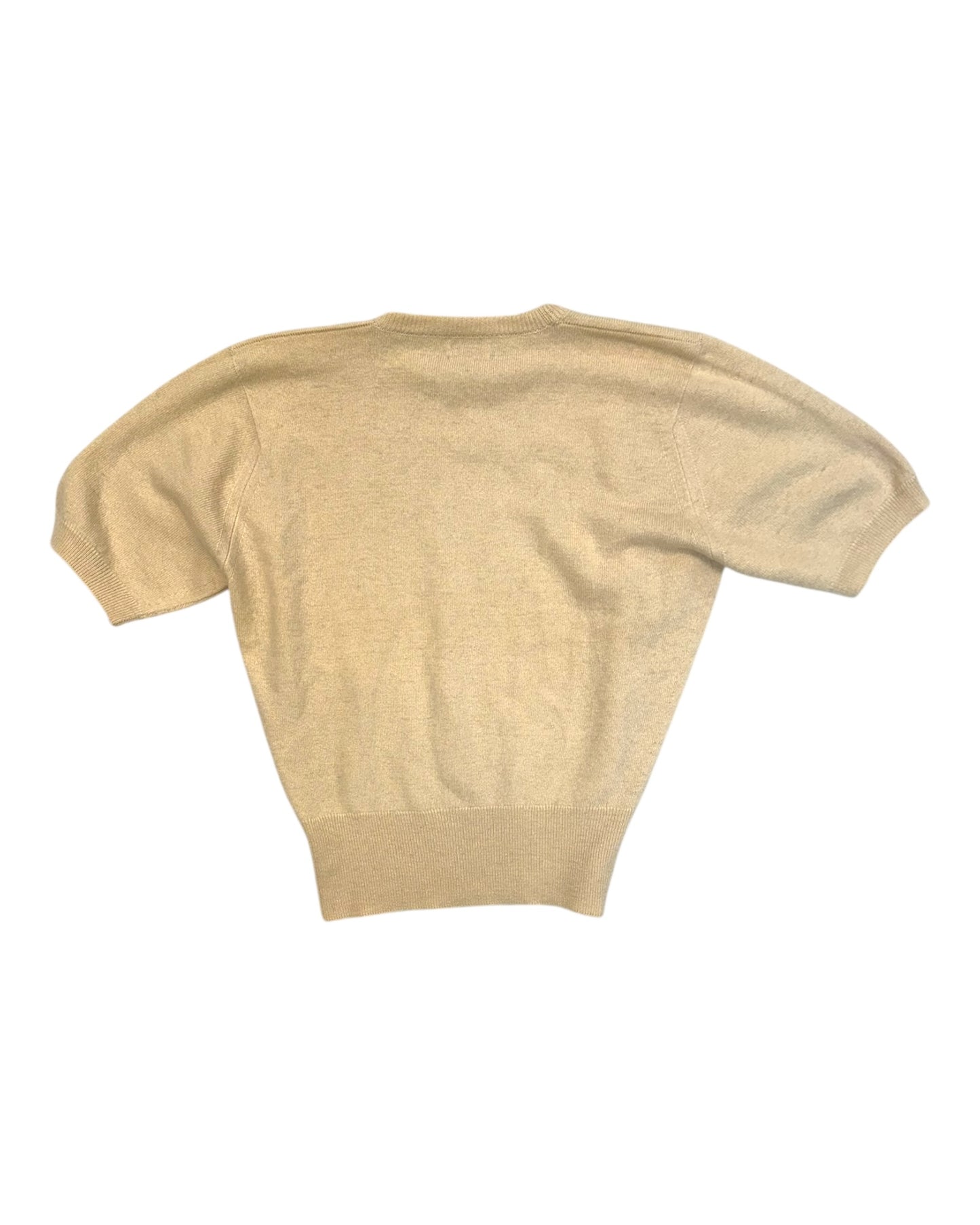 Vintage Cashmere Beige Top