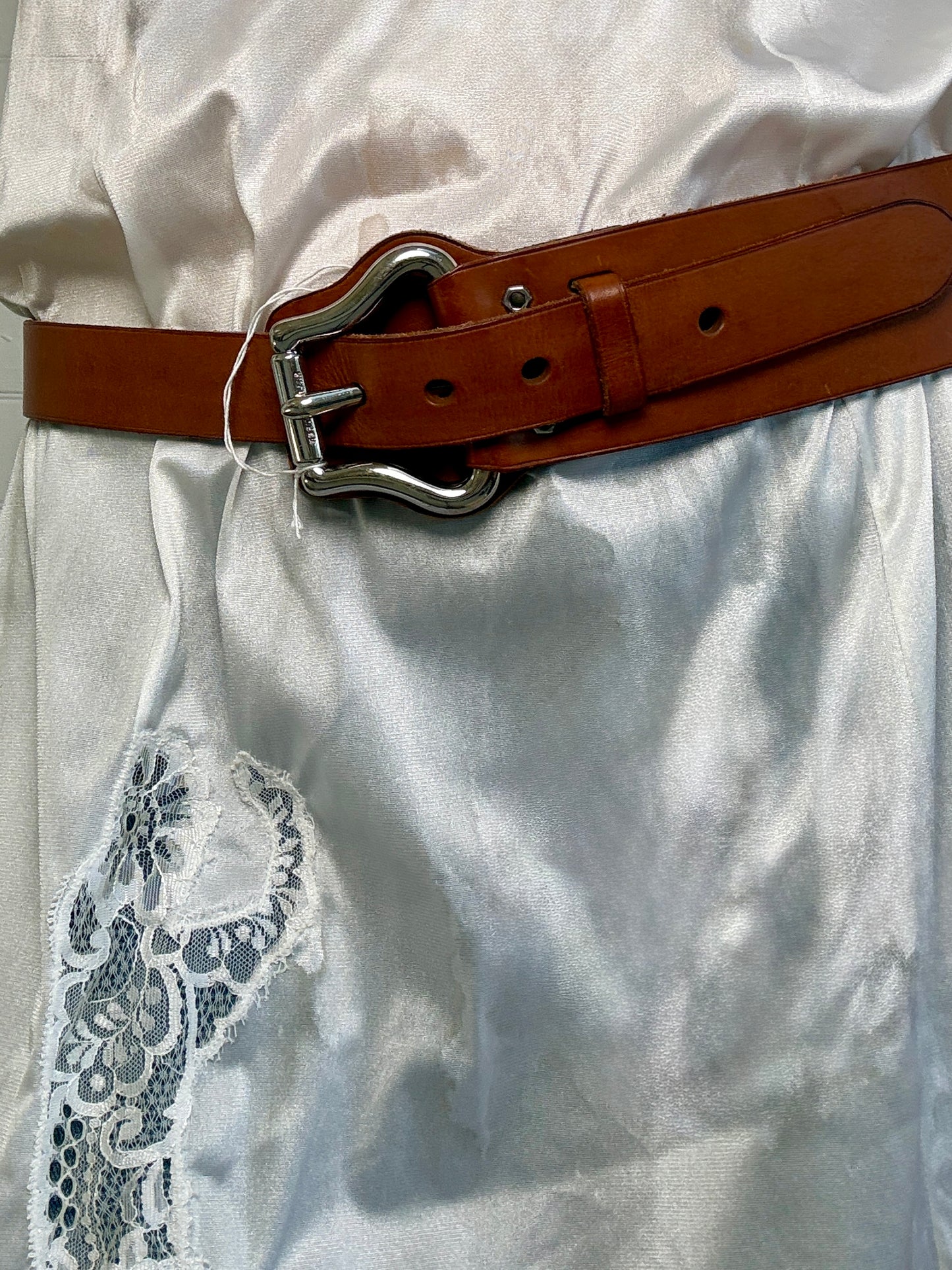 RARE Vintage Ralph Lauren Brown Leather Belt