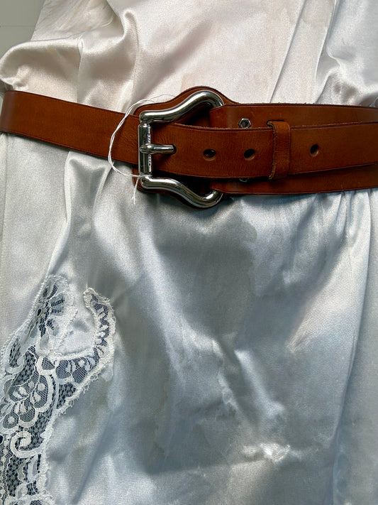 RARE Vintage Ralph Lauren Brown Leather Belt