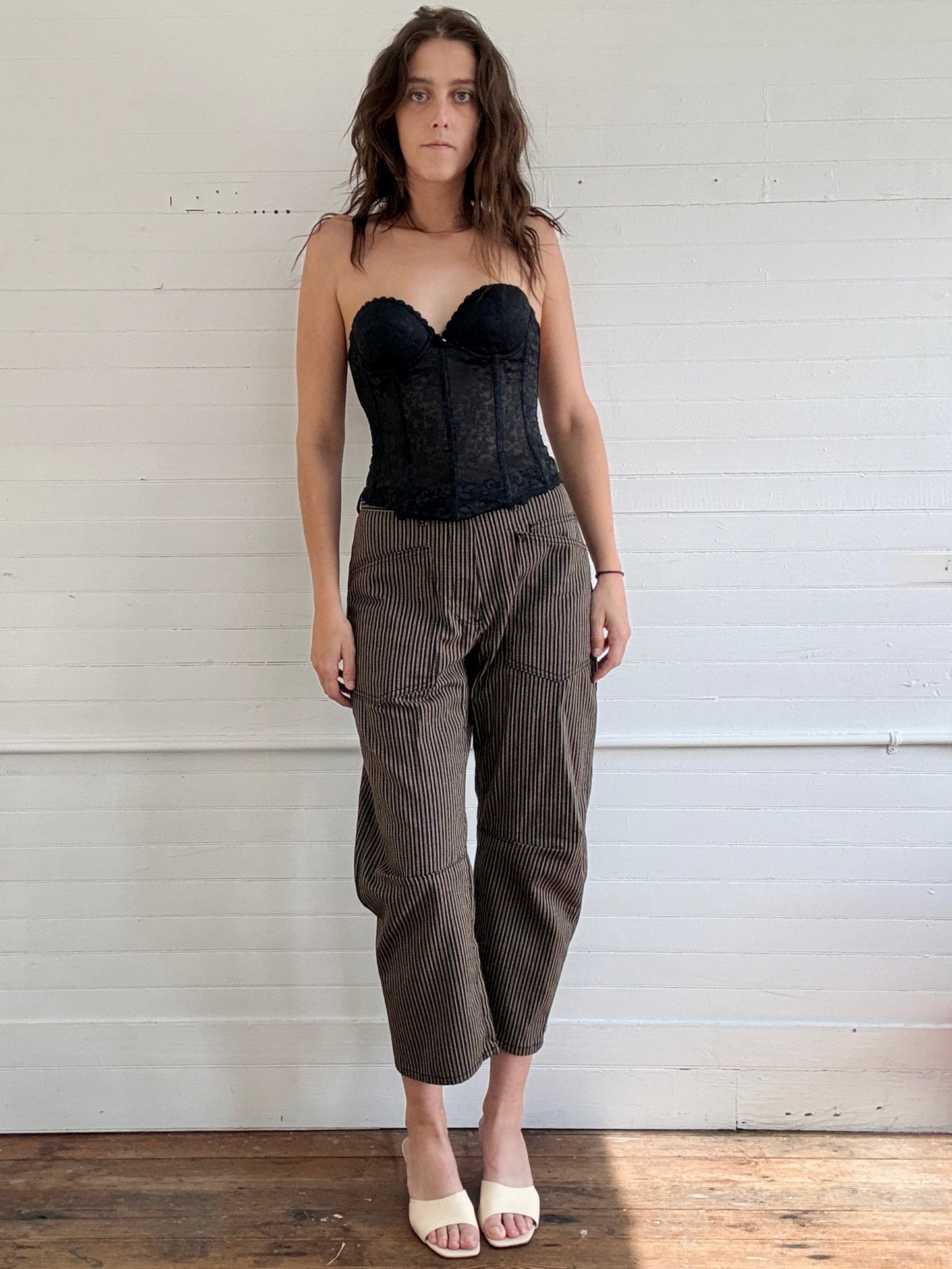 Pre-Loved Nili Lotan Striped Balloon Trousers