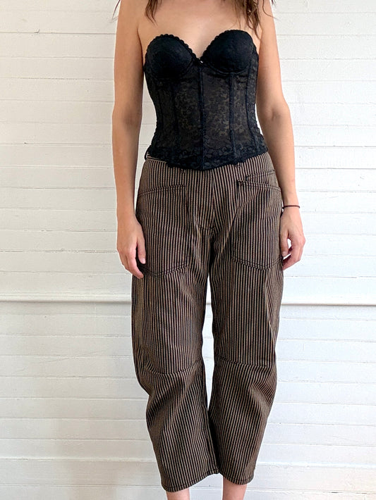 Pre-Loved Nili Lotan Striped Balloon Trousers