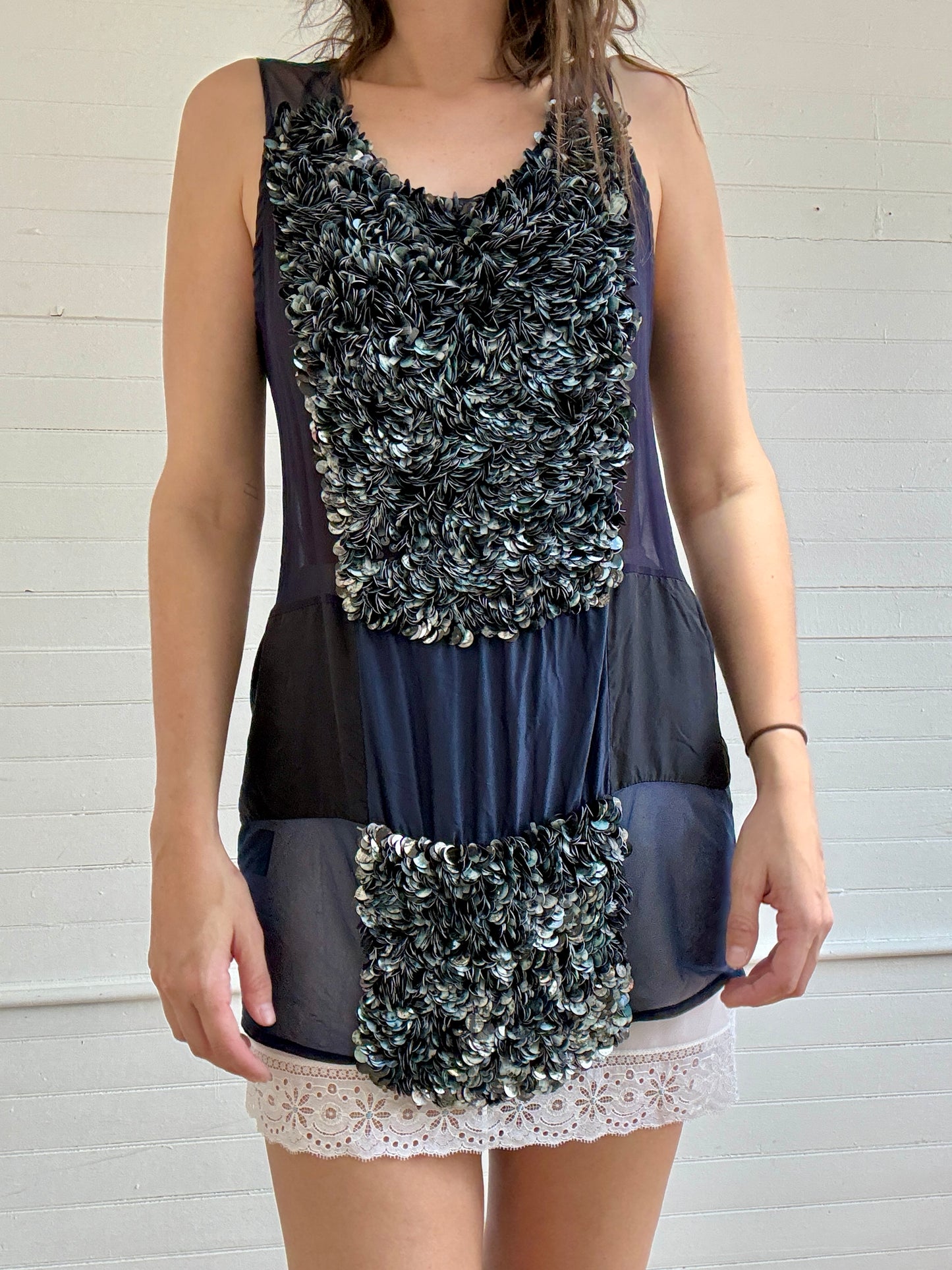 Vintage All Saints Handmade Embellished Blouse