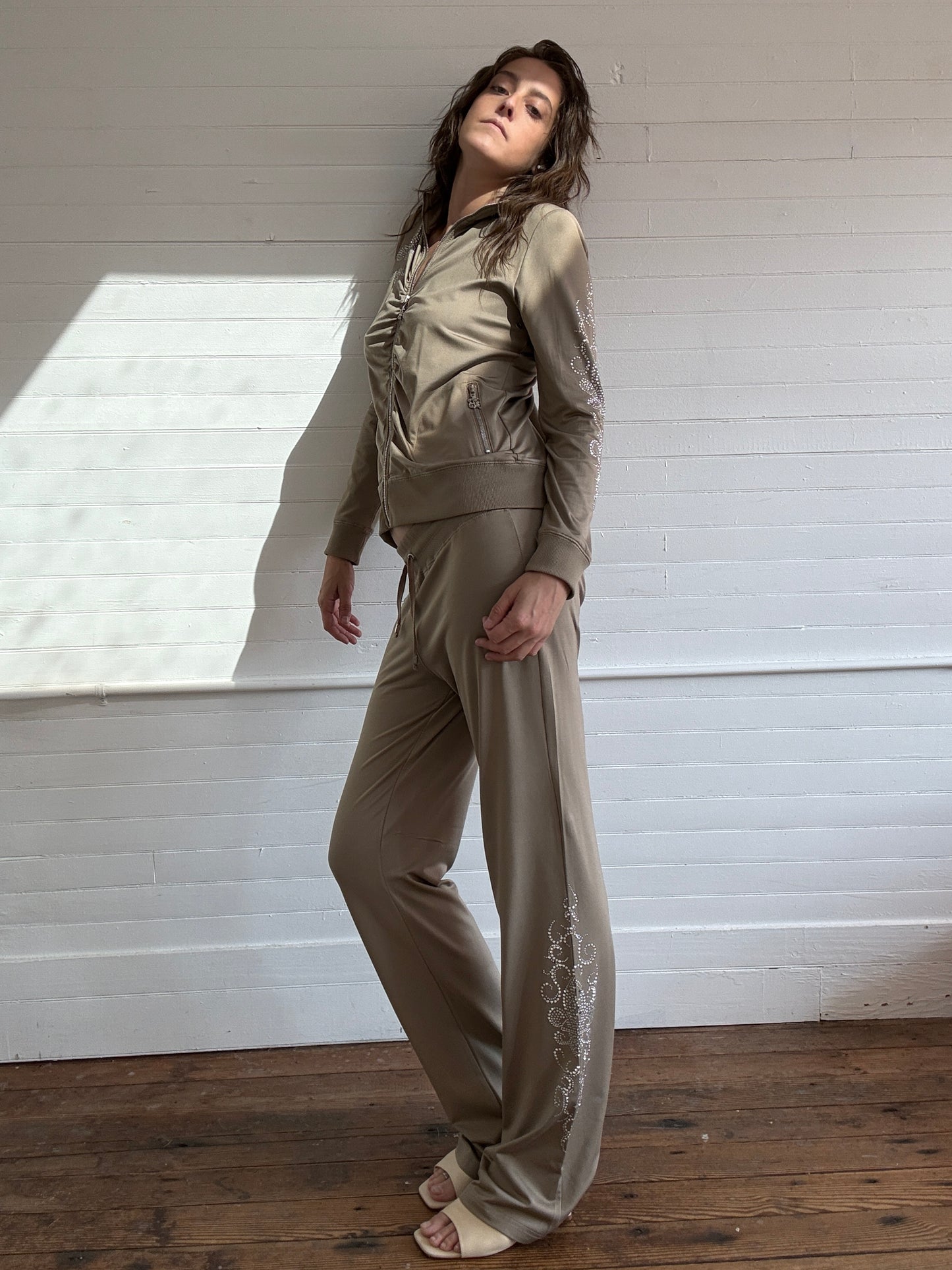 Vintage BCBG Bedazzled Track Suit