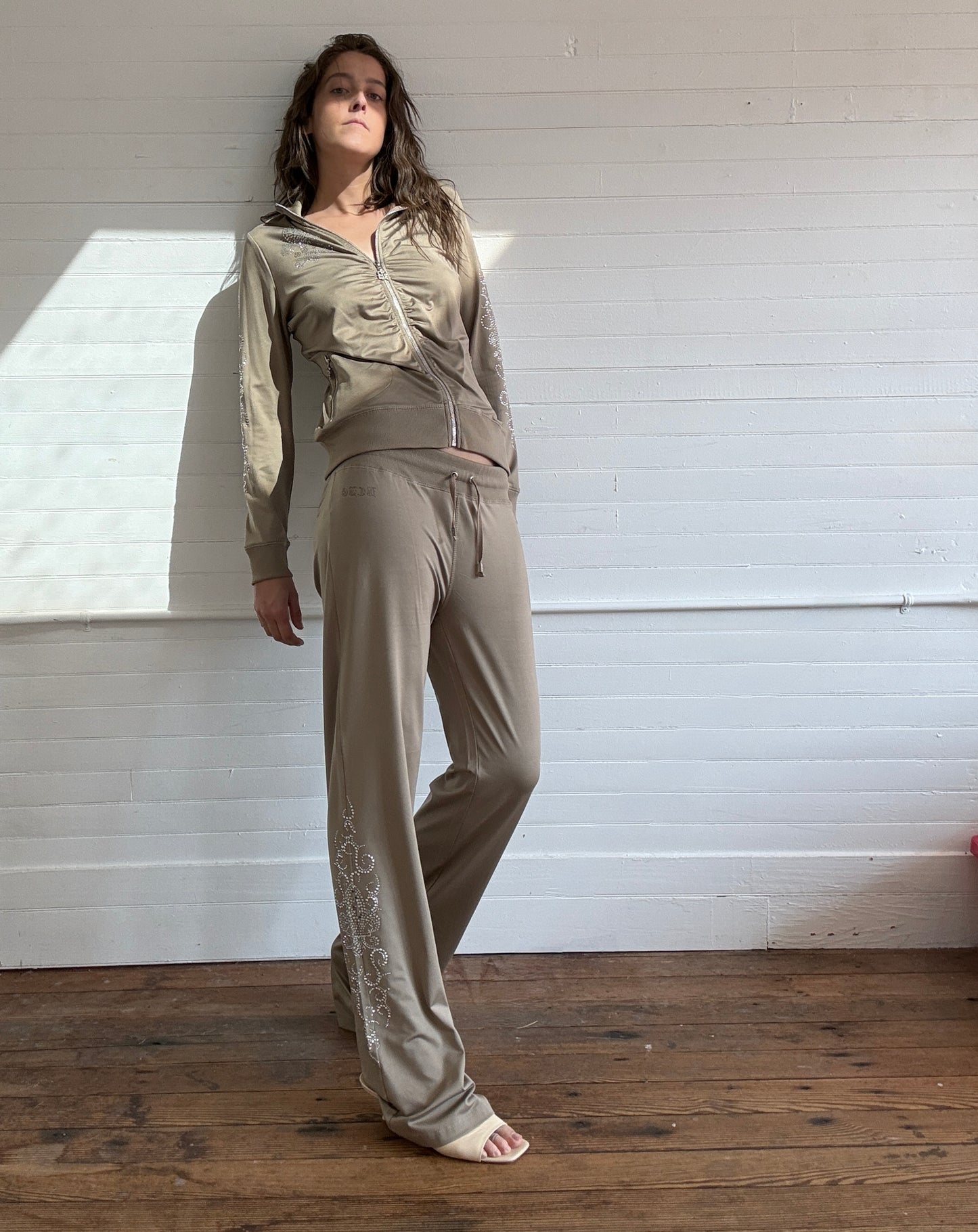 Vintage BCBG Bedazzled Track Suit