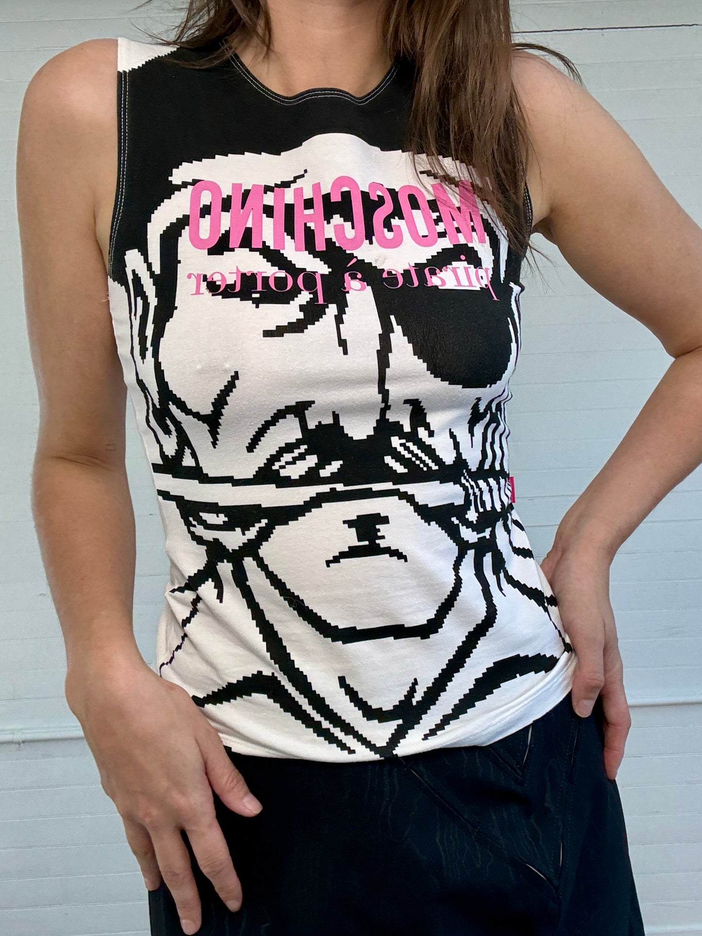 Vintage Moschino Graphic Muscle Tank