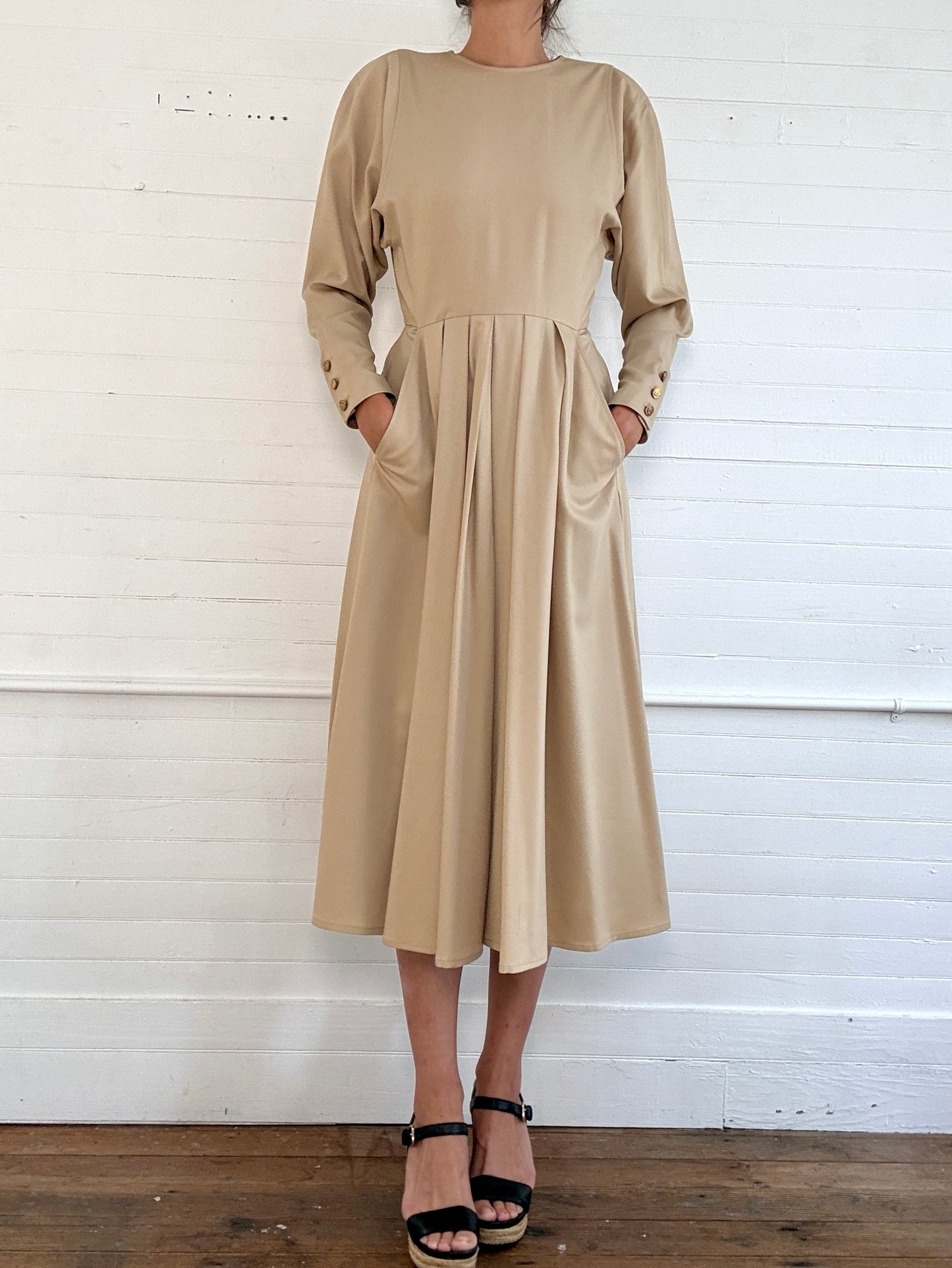 Vintage Albert Nipon A-Line Midi Dress