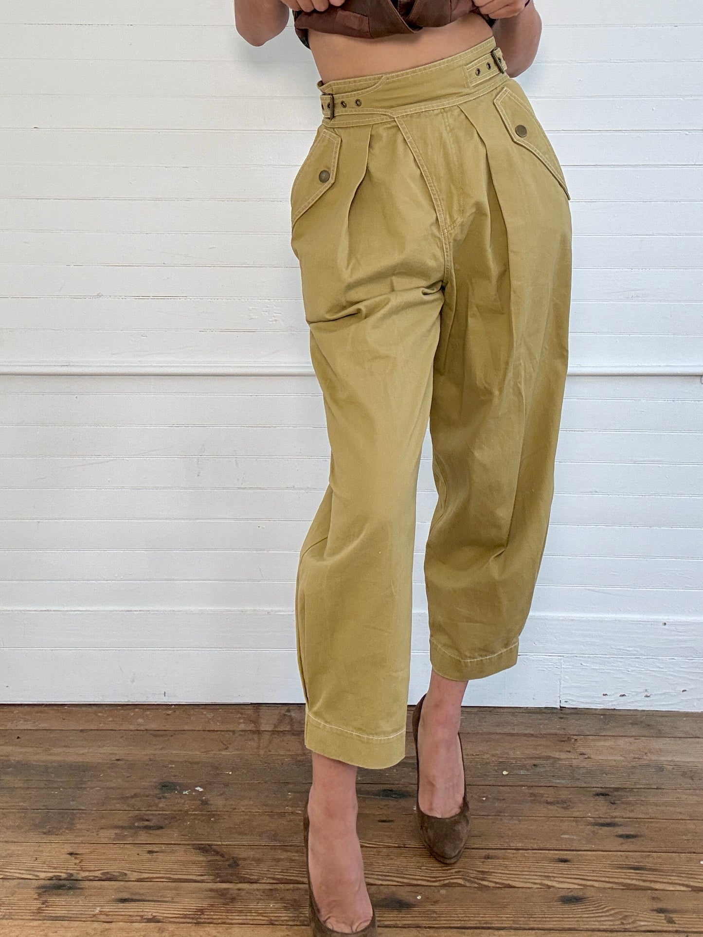 Pre-Loved Ulla Johnson Tan Pants