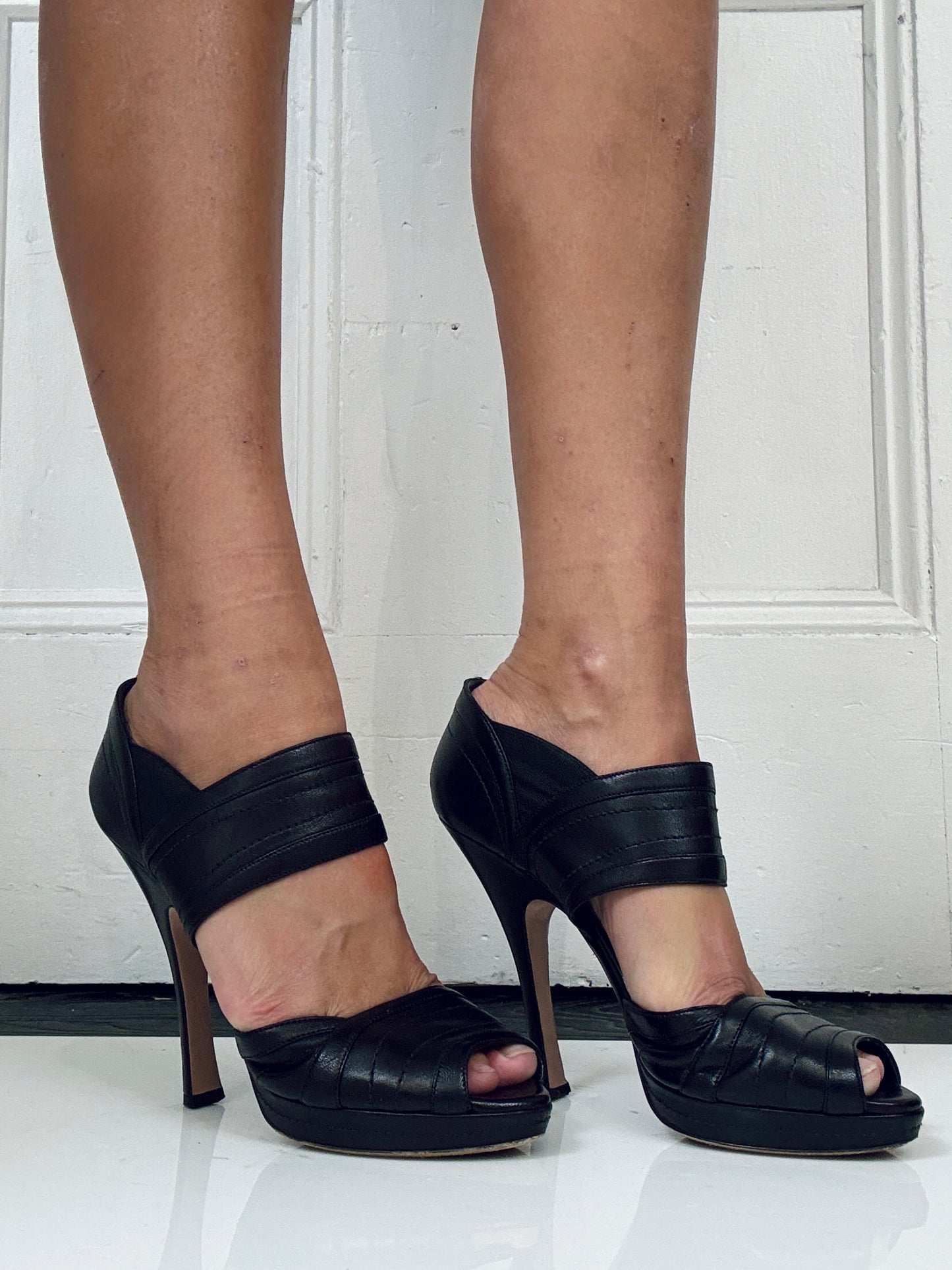 Pre-Loved Prada Nappa Nero Heels
